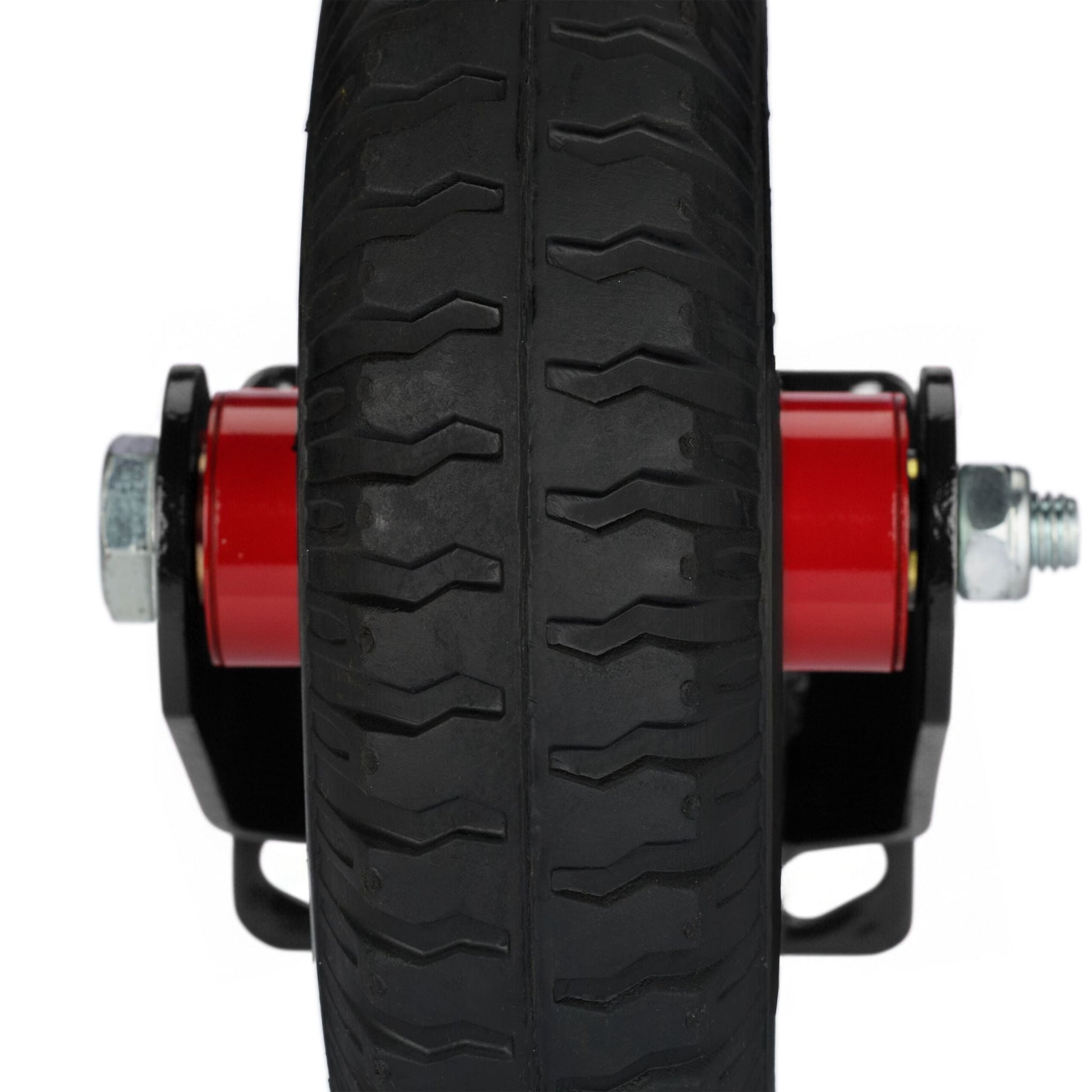Bockrolle 2.50-4 Rot-Schwarz von Relaxdays
