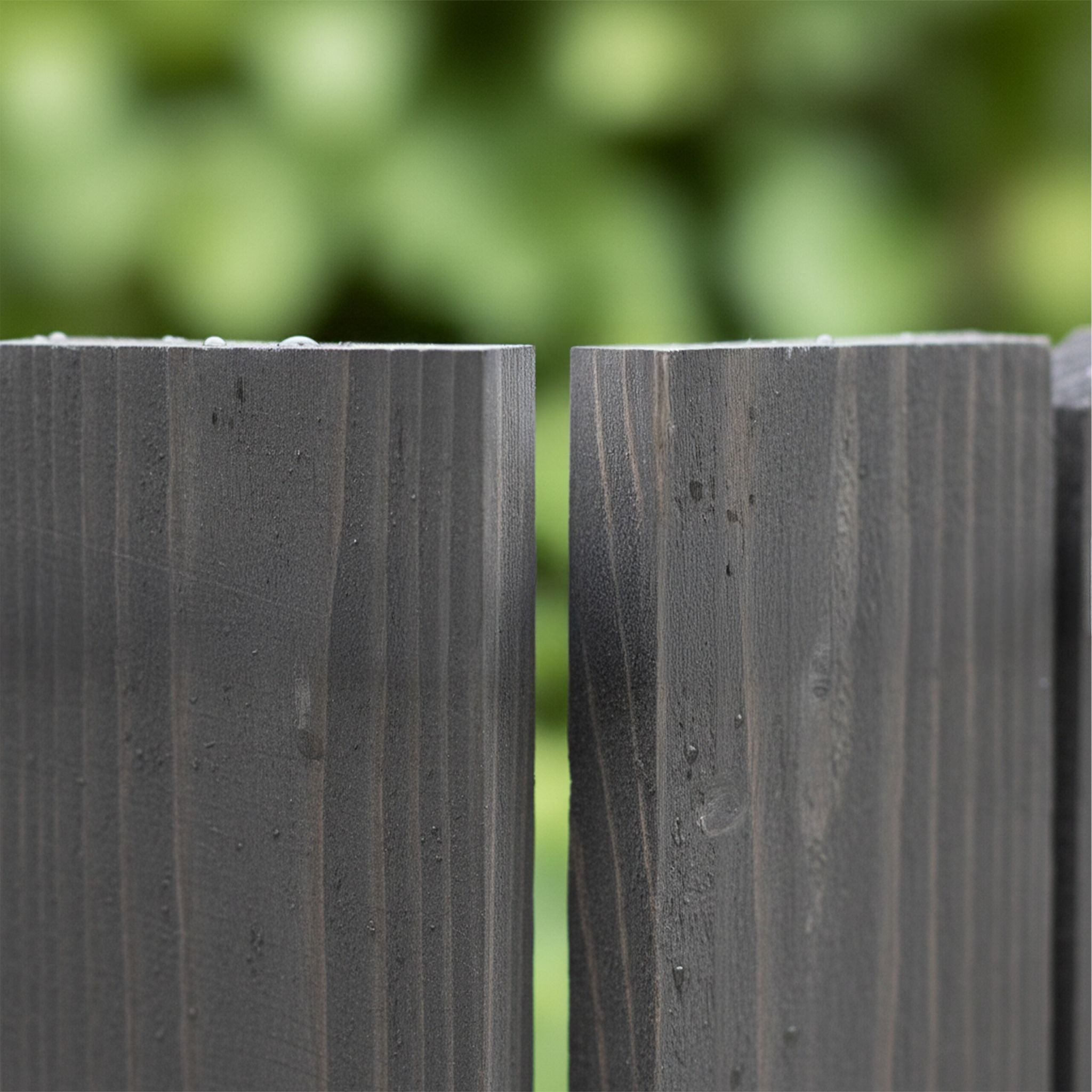 Beeteinfassung Holz flexibel Anthrazit von Relaxdays