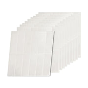Klebefliesen 30x30 länglich Weiss von Relaxdays