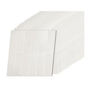 Klebefliesen 30x30 länglich Weiss von Relaxdays
