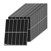 Klebefliesen 30x30 länglich Weiss-Schwarz von Relaxdays