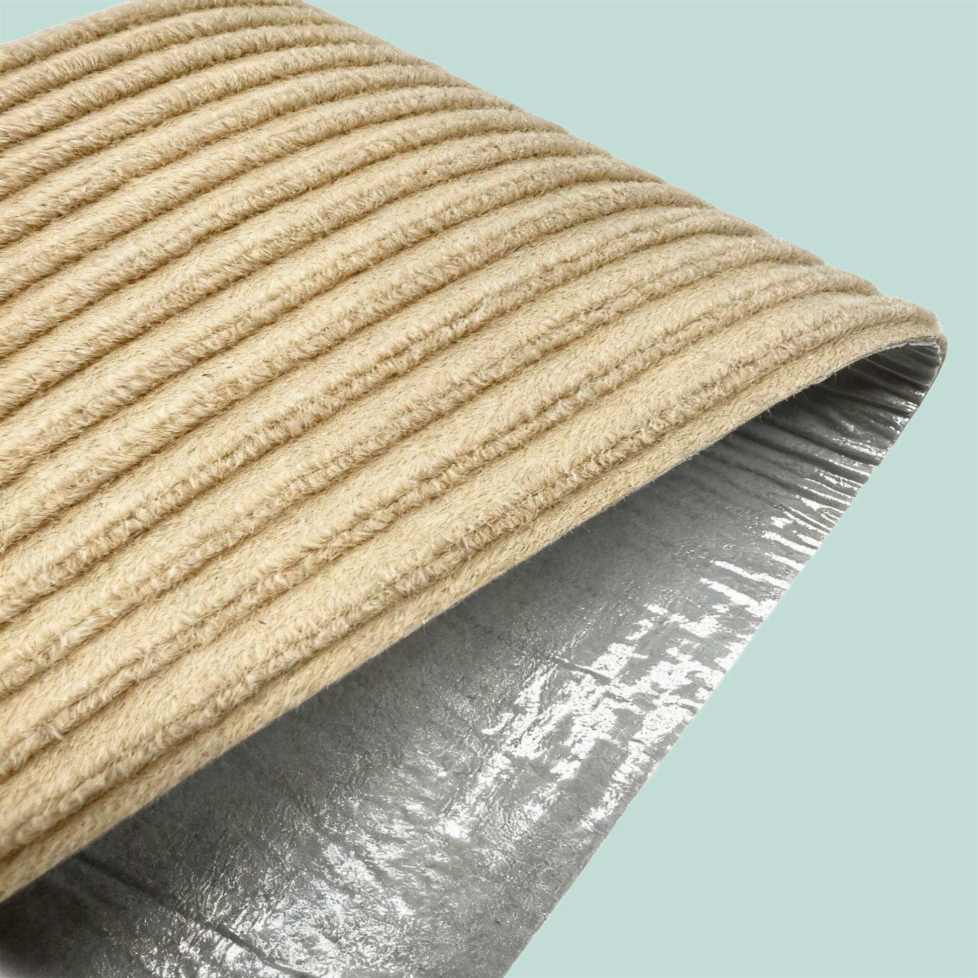 Rechteckige Stufenmatten 16er-Set 75x20 Beige von Relaxdays