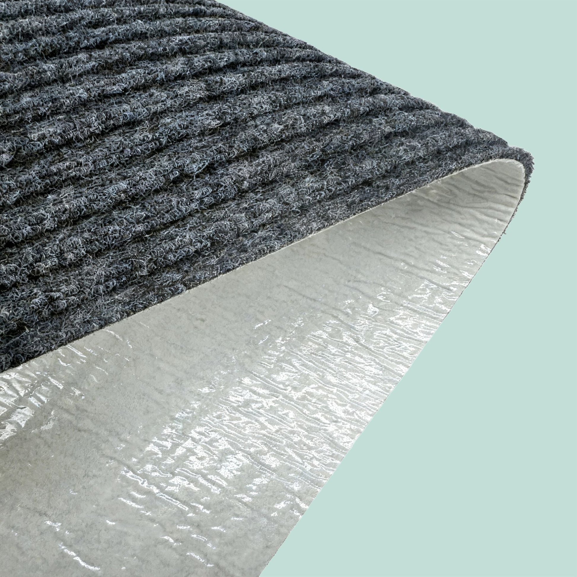 Rechteckige Stufenmatten 16er-Set 75x20 Anthrazit von Relaxdays