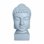 Buddha-Kopf 70cm Weiss von Relaxdays