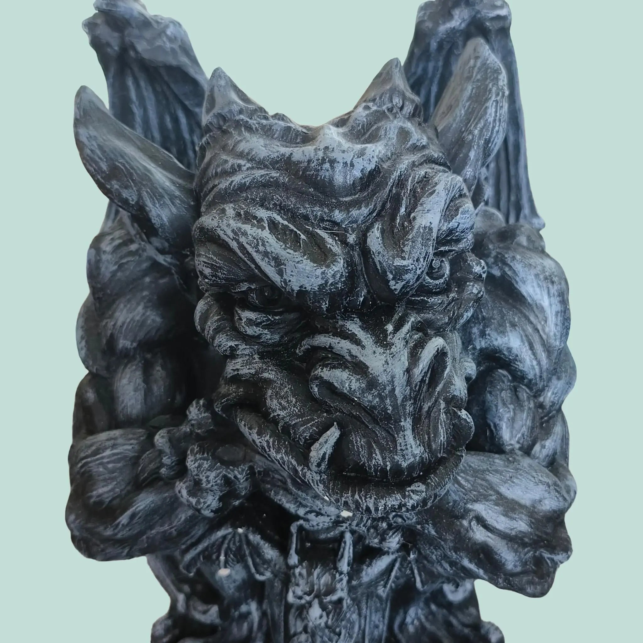 Gargoyle Figur für den Garten Grau von Relaxdays