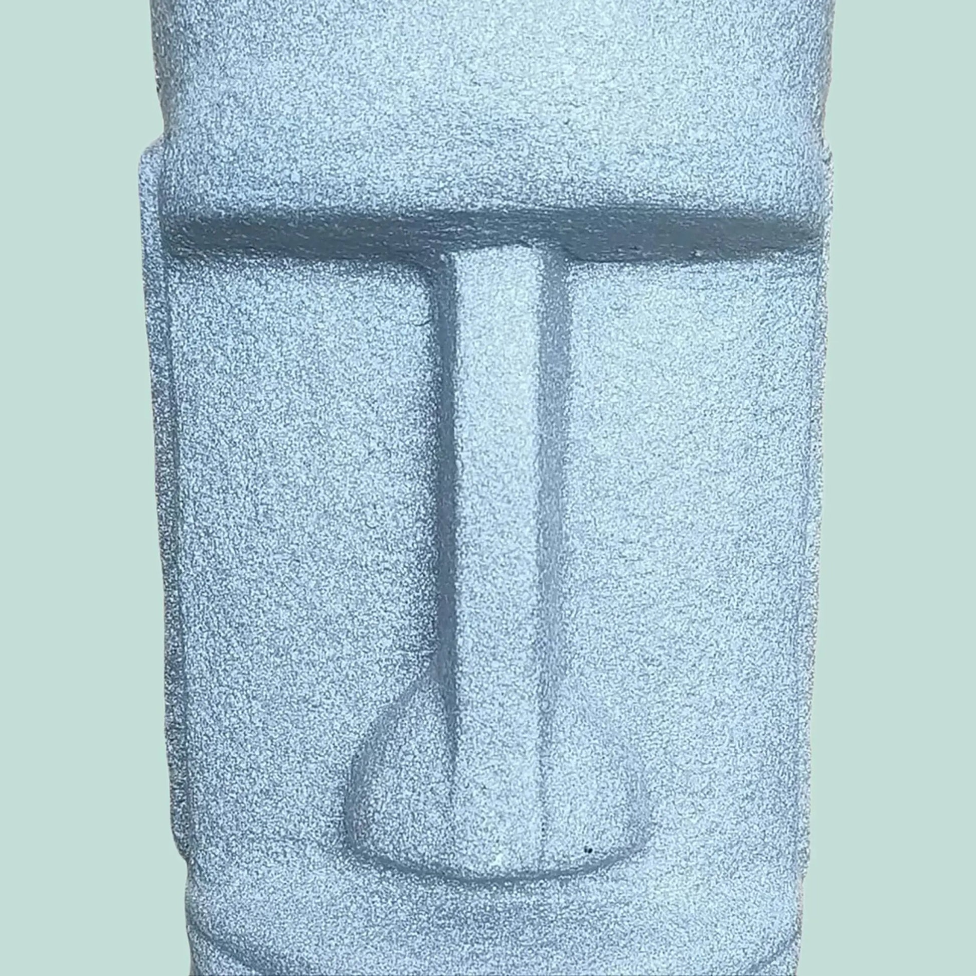 Moai Figur für den Garten XXL Grau von Relaxdays