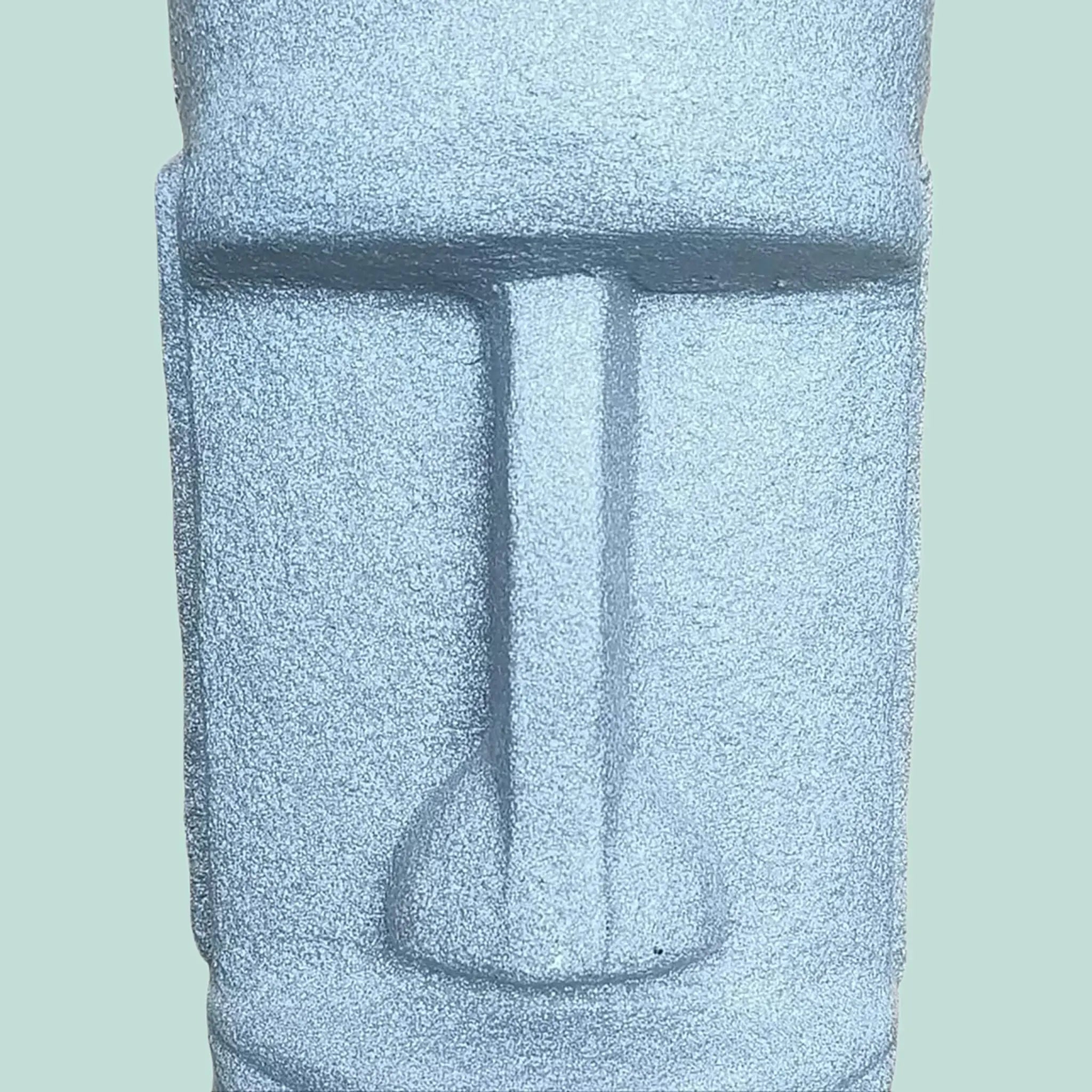 Moai Figur für den Garten XXL Grau von Relaxdays