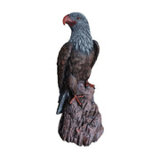 Adler Figur für den Garten Braun-Rot-Grau von Relaxdays