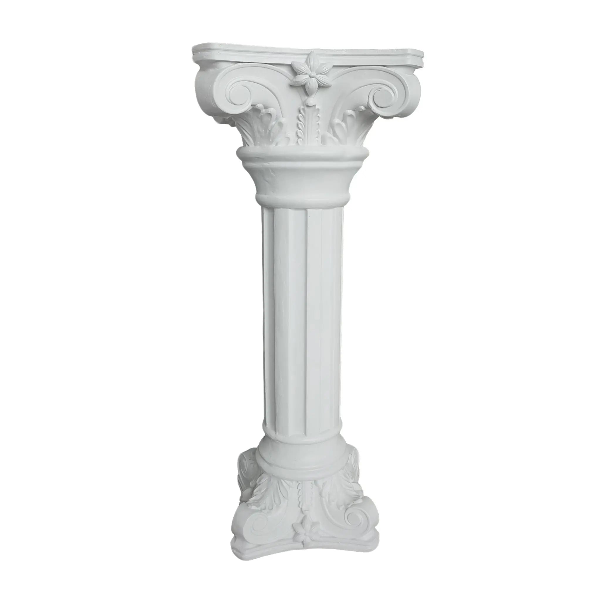 Griechische Säule 85cm Weiss von Relaxdays