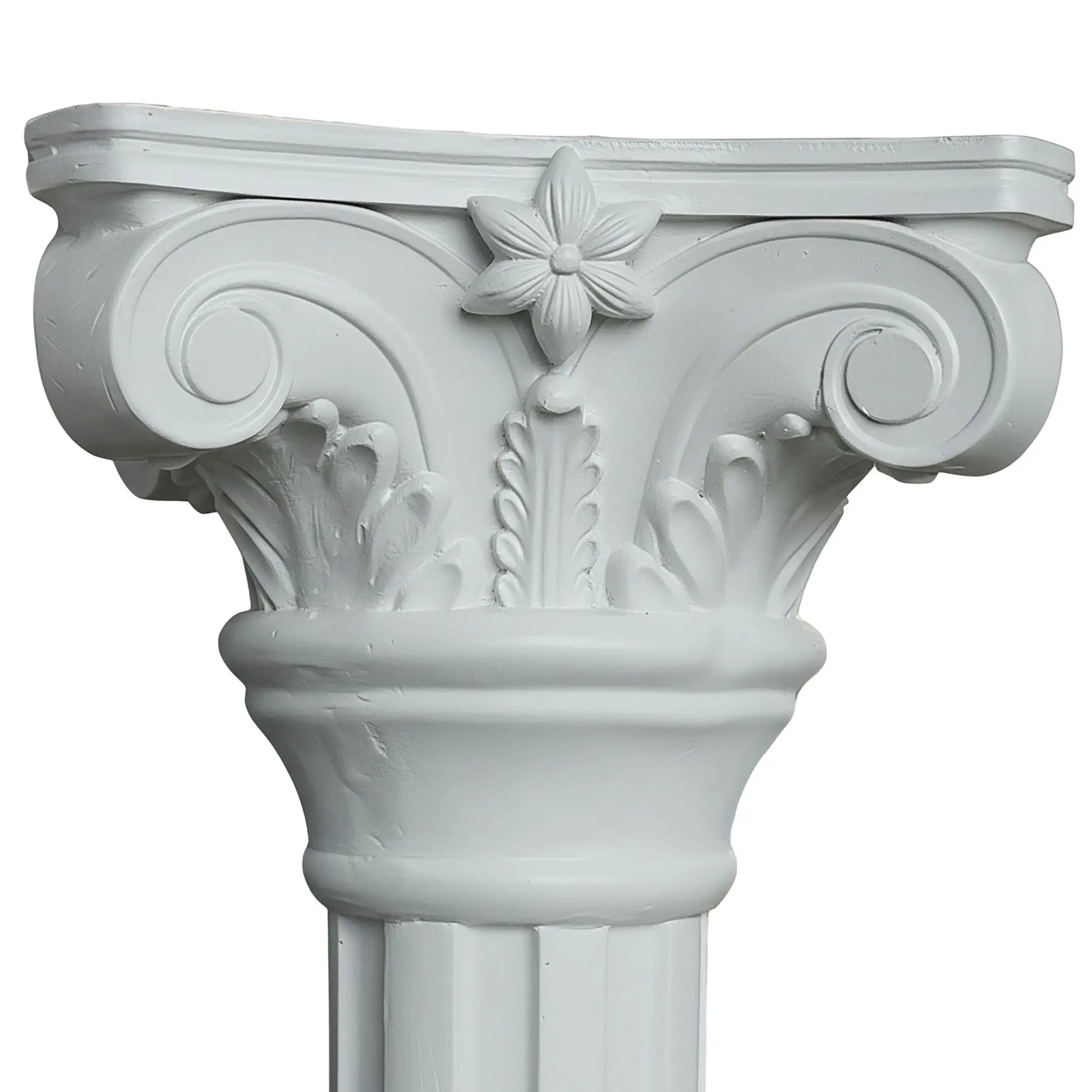 Griechische Säule 85cm Weiss von Relaxdays
