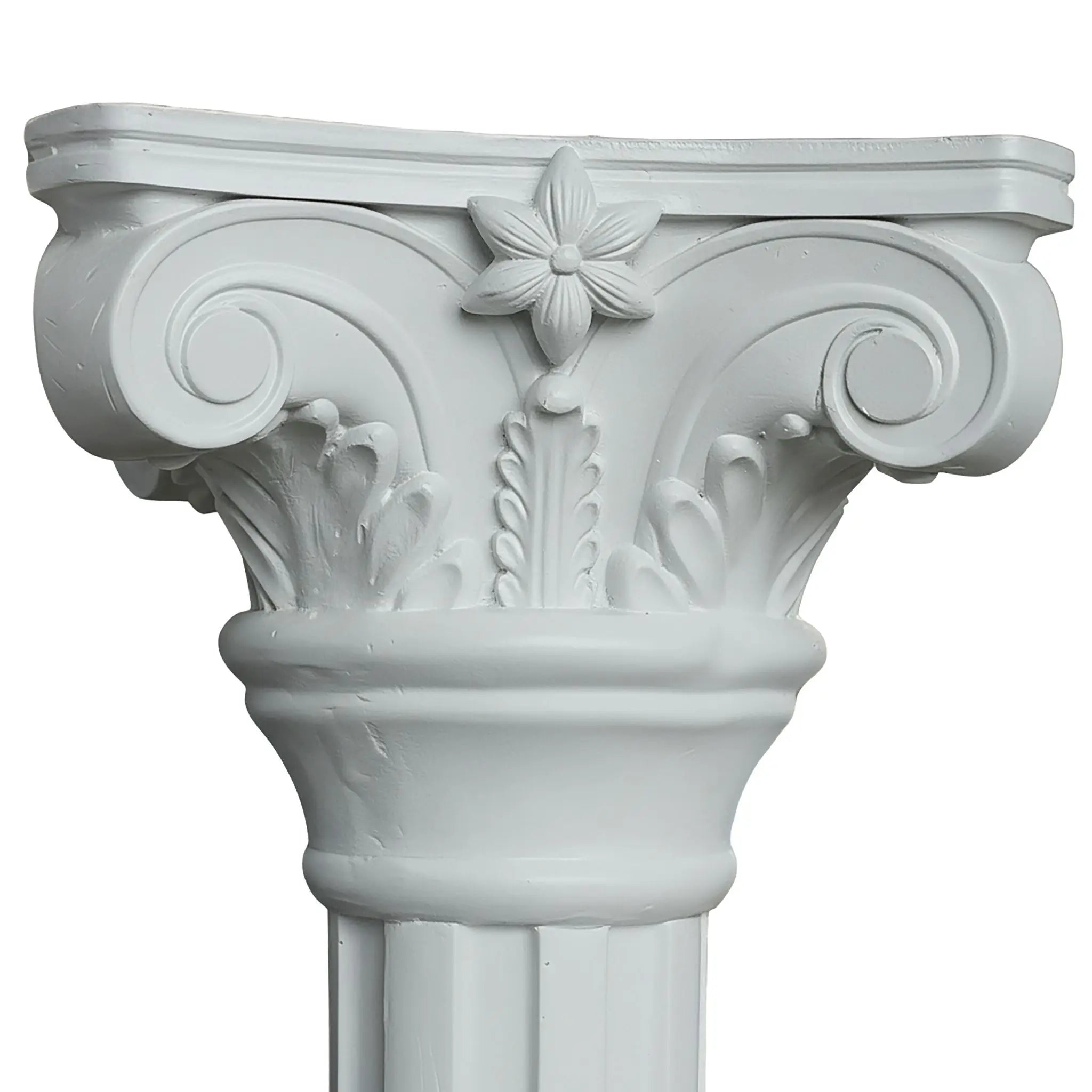 Griechische Säule 85cm Weiss von Relaxdays
