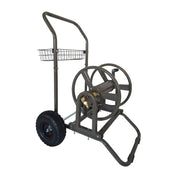 Schlauchwagen für 60 m Braun-Schwarz von Relaxdays