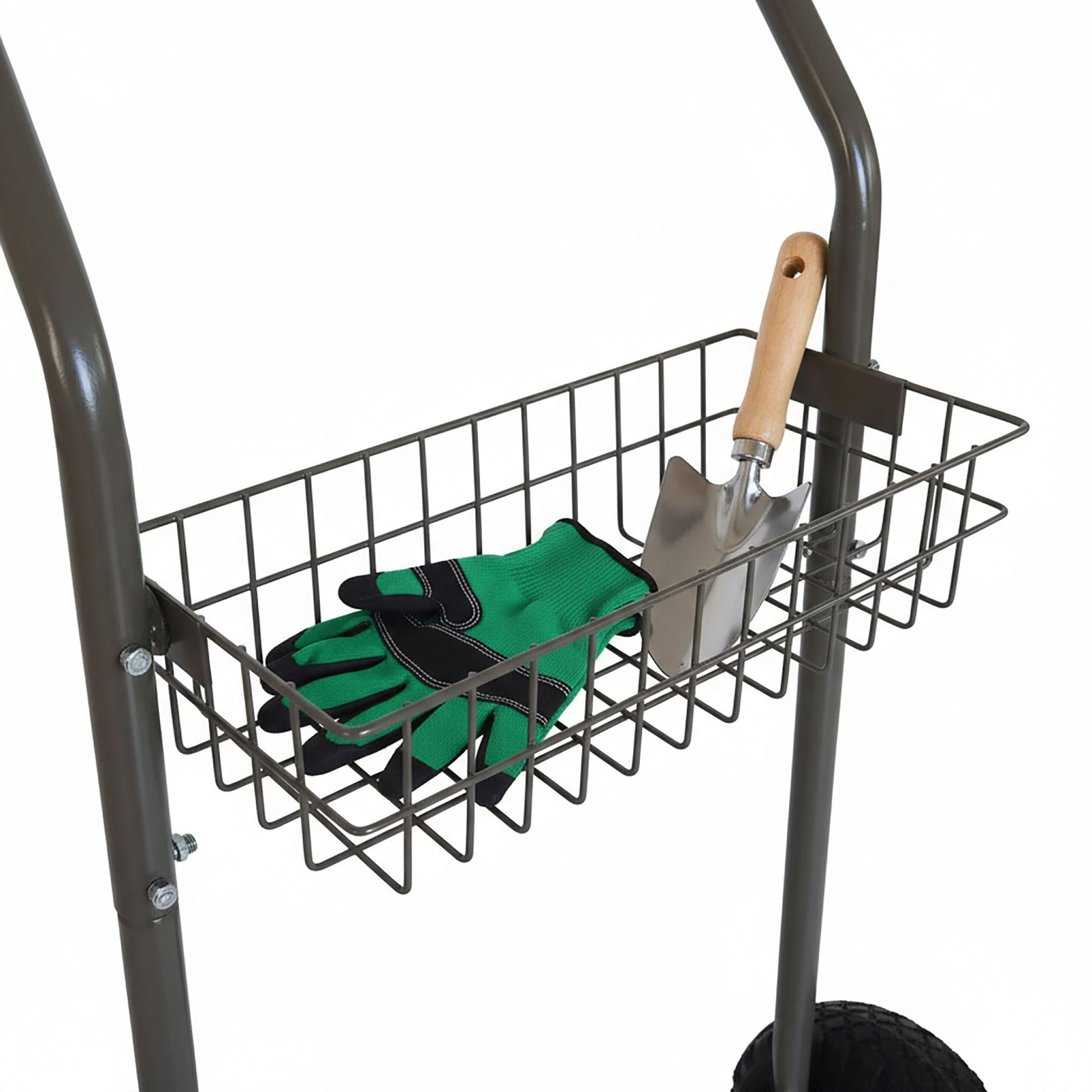 Schlauchwagen für 60 m Braun-Schwarz von Relaxdays