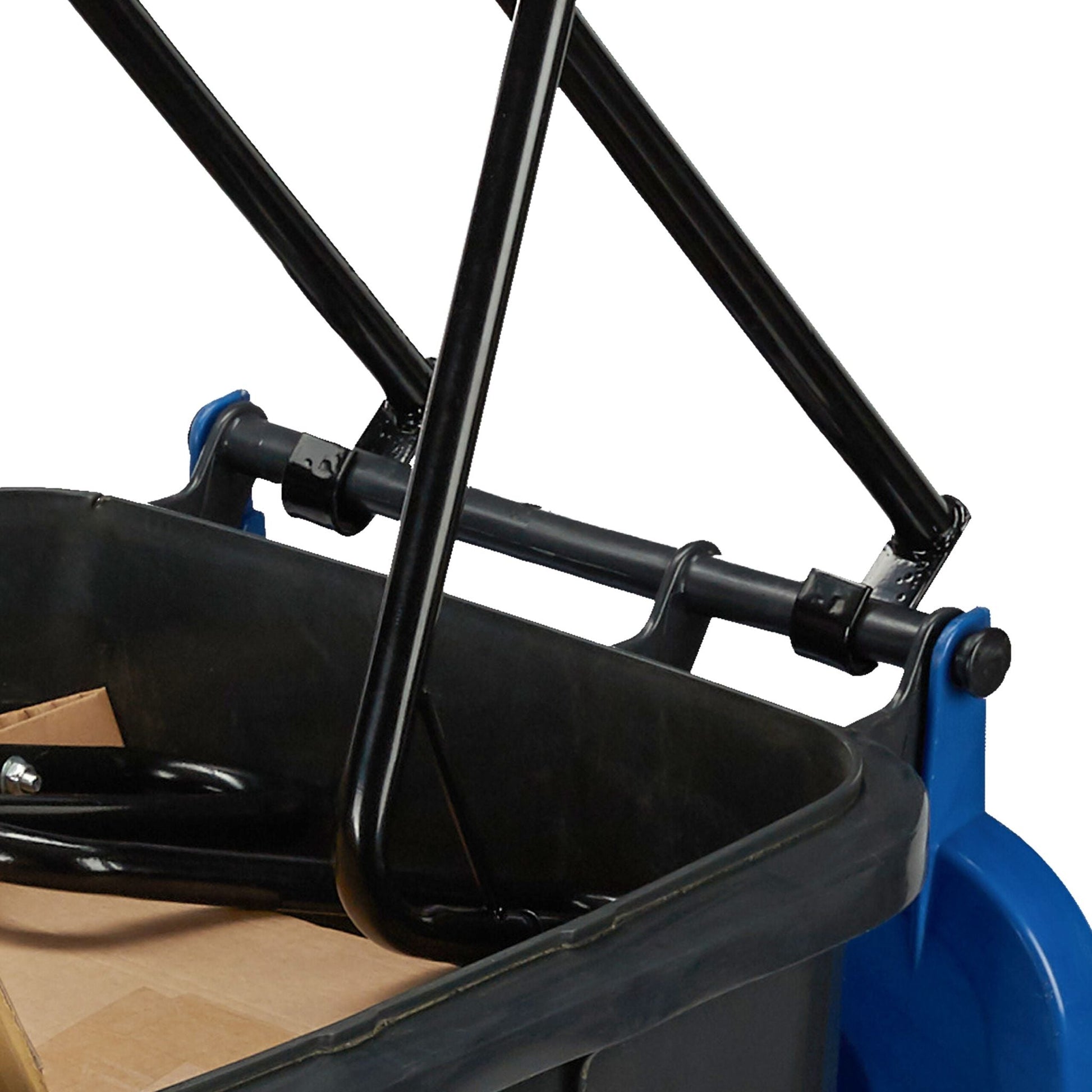 Höhenverstellbare Müllpresse Schwarz von Relaxdays