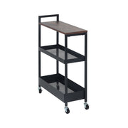 Nischenwagen Industrial-Design Braun-Schwarz von Relaxdays