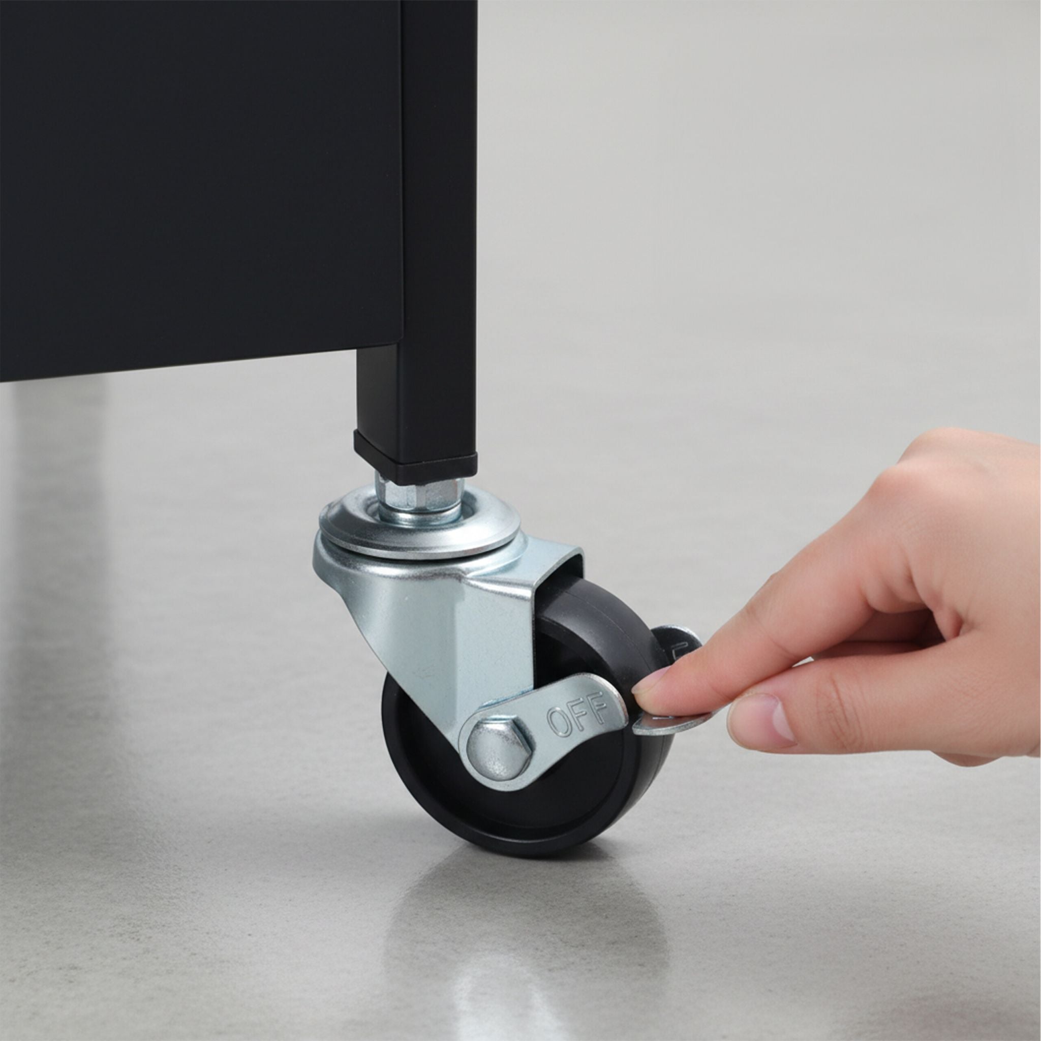 Nischenwagen Industrial-Design Braun-Schwarz von Relaxdays