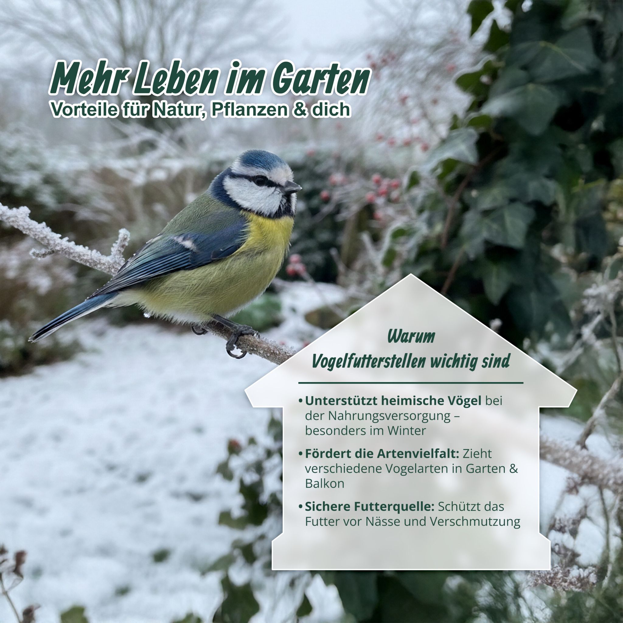 Deko Vogelhaus Landhausstil Weiss-Türkis-Grau von Relaxdays