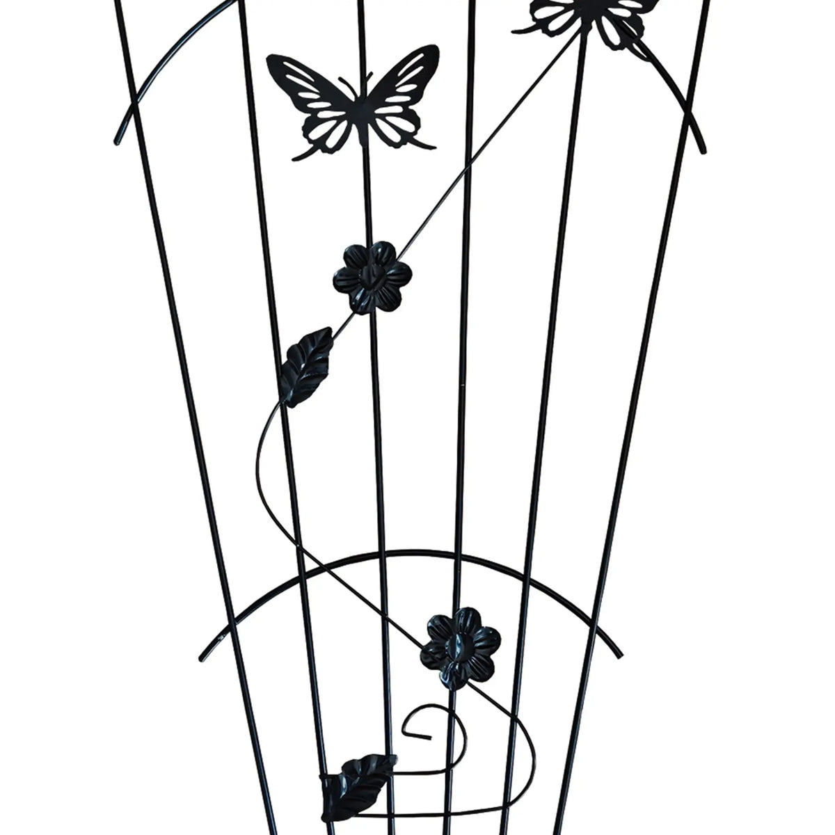 Rankgitter Schmetterling 2er-Set Schwarz von Relaxdays