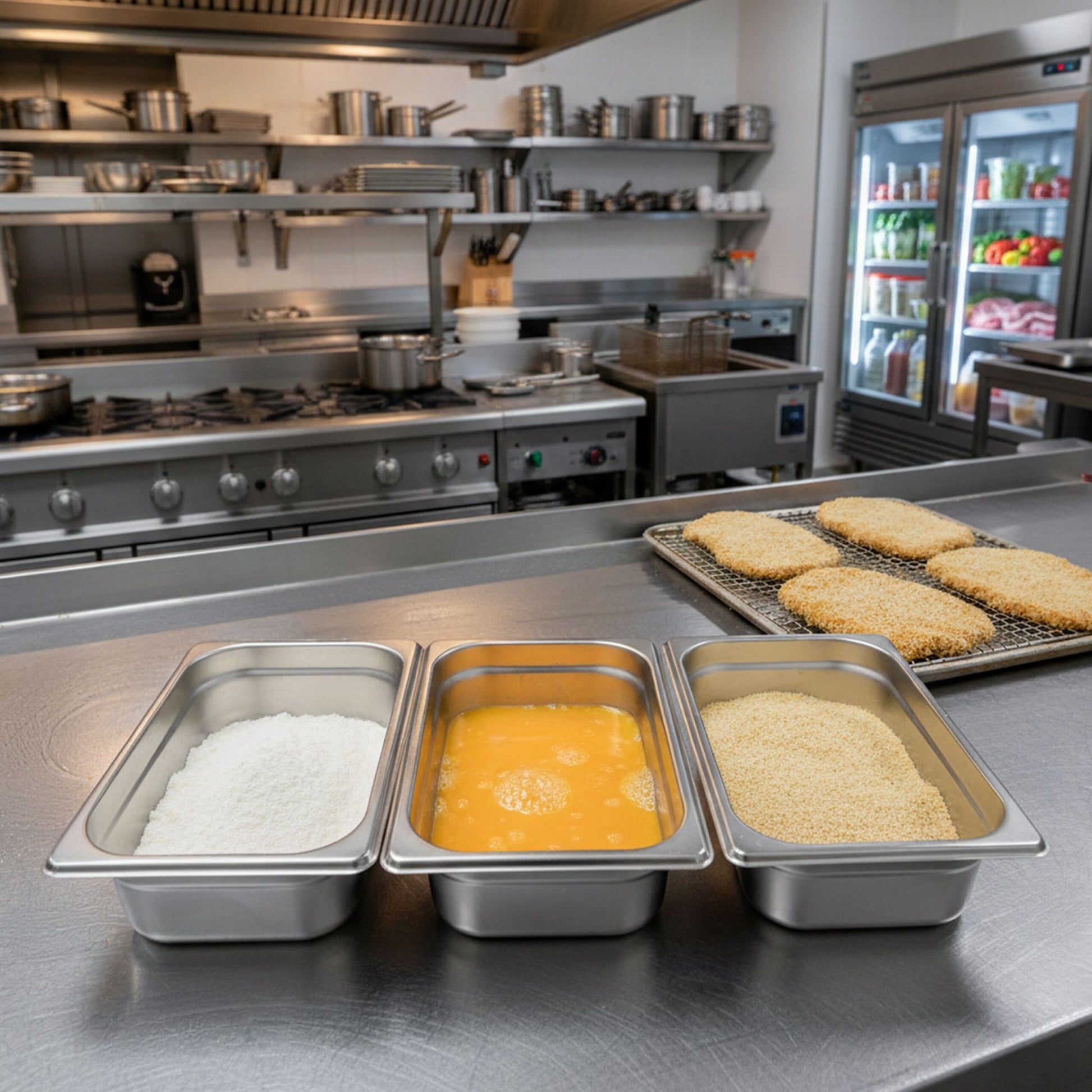 Gastro Behälter GN 1/3 Edelstahl 3er-Set Silber von Relaxdays