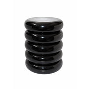 Beistelltisch Bubble-Design Schwarz von Relaxdays