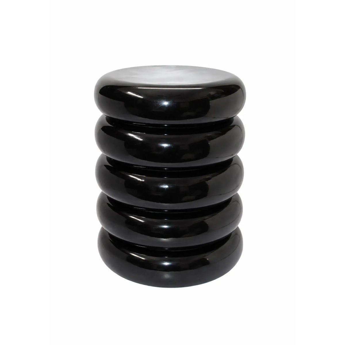 Beistelltisch Bubble-Design Schwarz von Relaxdays