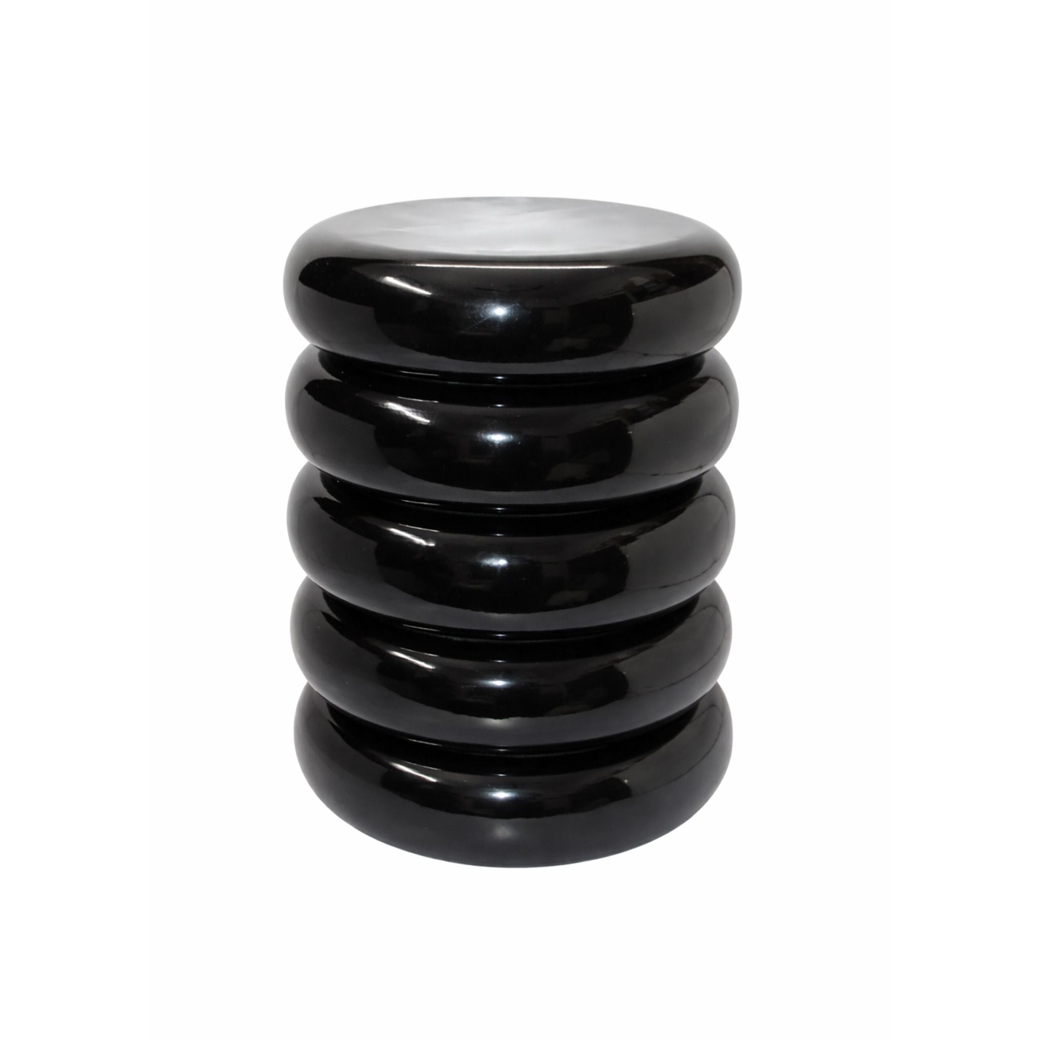 Beistelltisch Bubble-Design Schwarz von Relaxdays