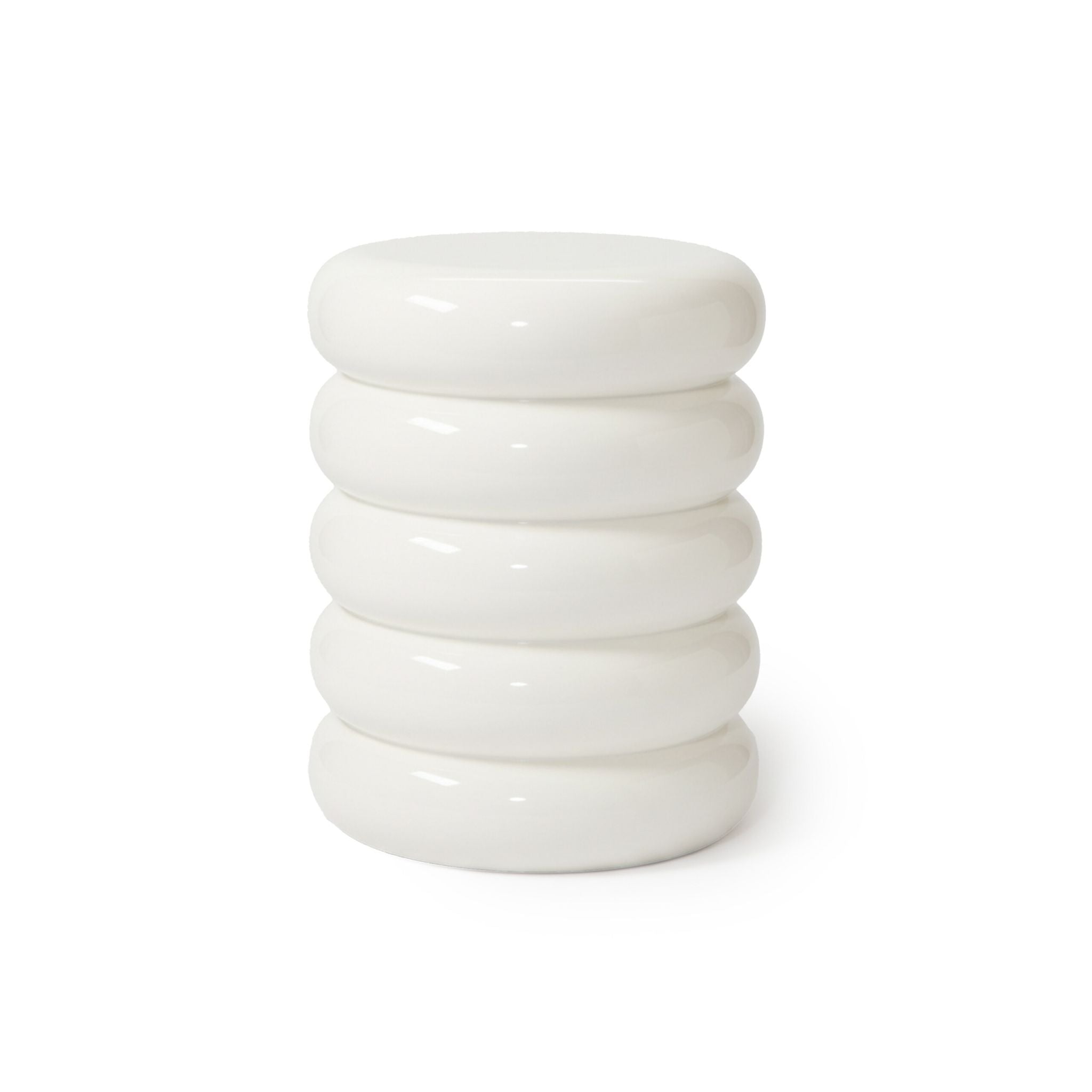 Beistelltisch Bubble-Design Weiss von Relaxdays