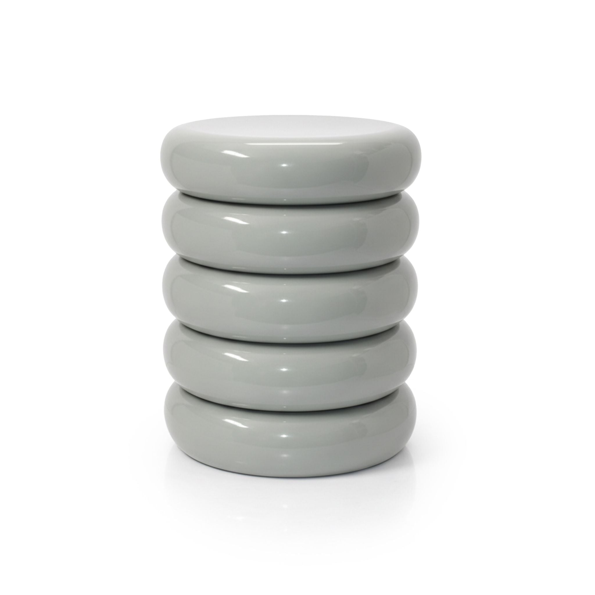 Beistelltisch Bubble-Design Grau von Relaxdays