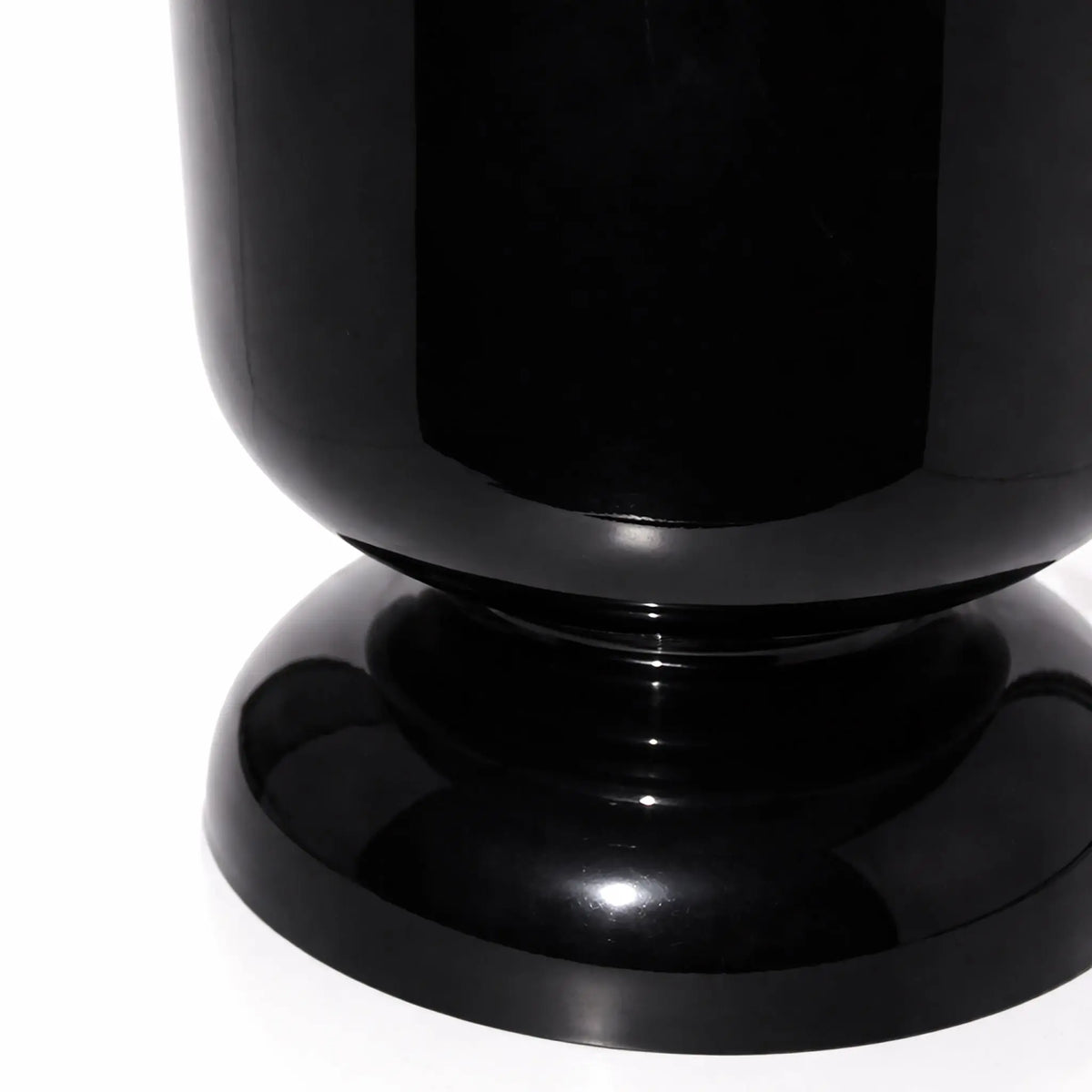 Beistelltisch Sanduhr-Design Schwarz von Relaxdays