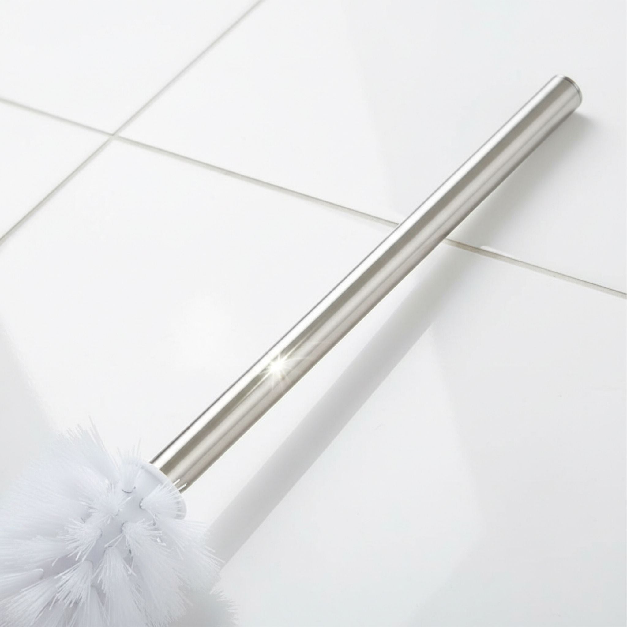WC Bürste 5er-Set 8cm Weiss-Silber