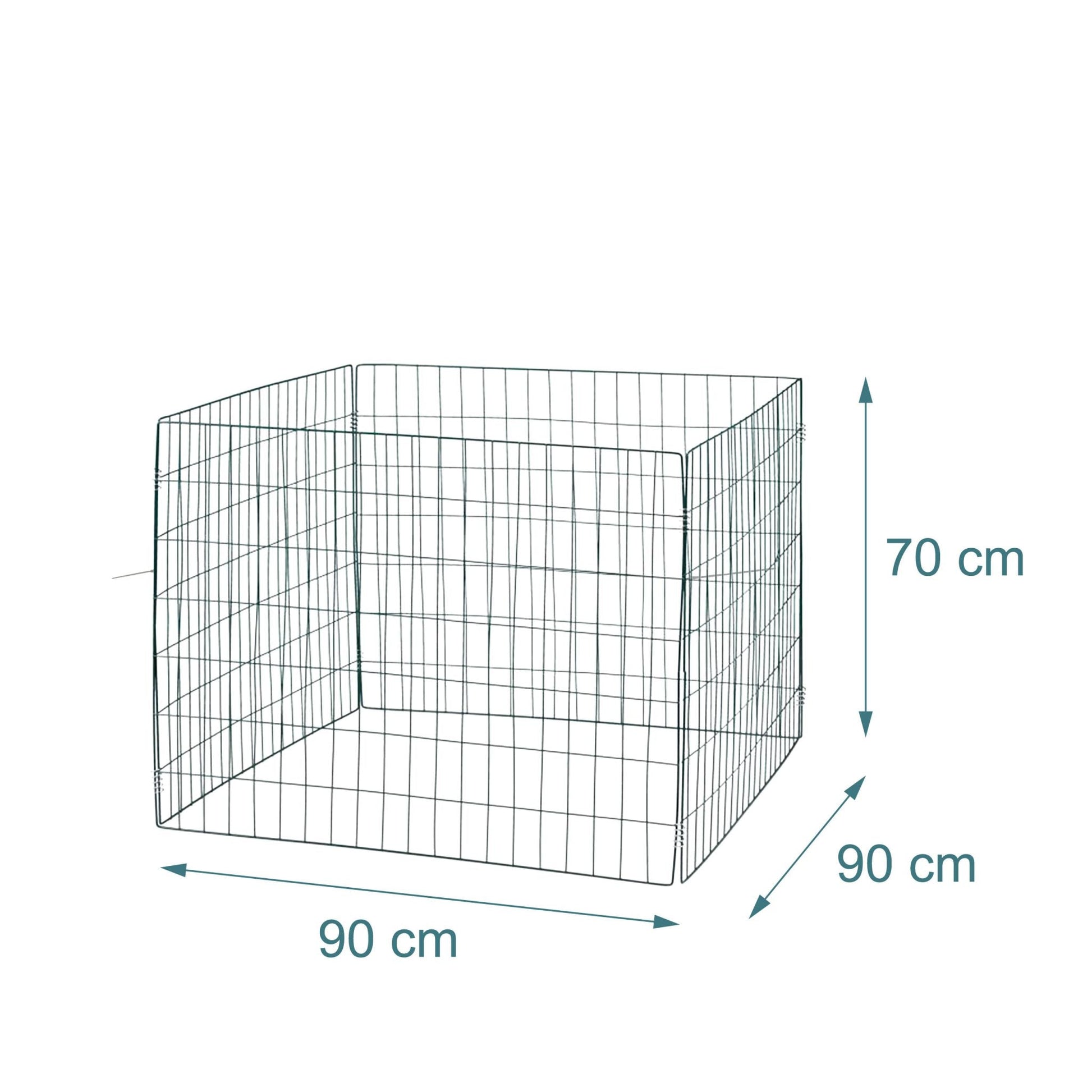 Komposter Metall Grün von Relaxdays