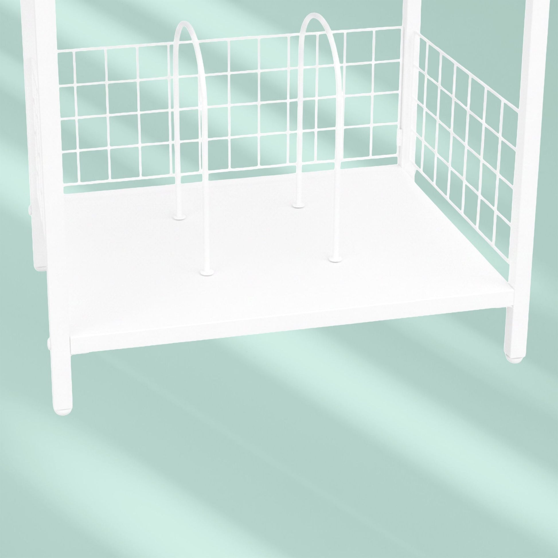 Plattenspieler Tisch Weiss von Relaxdays
