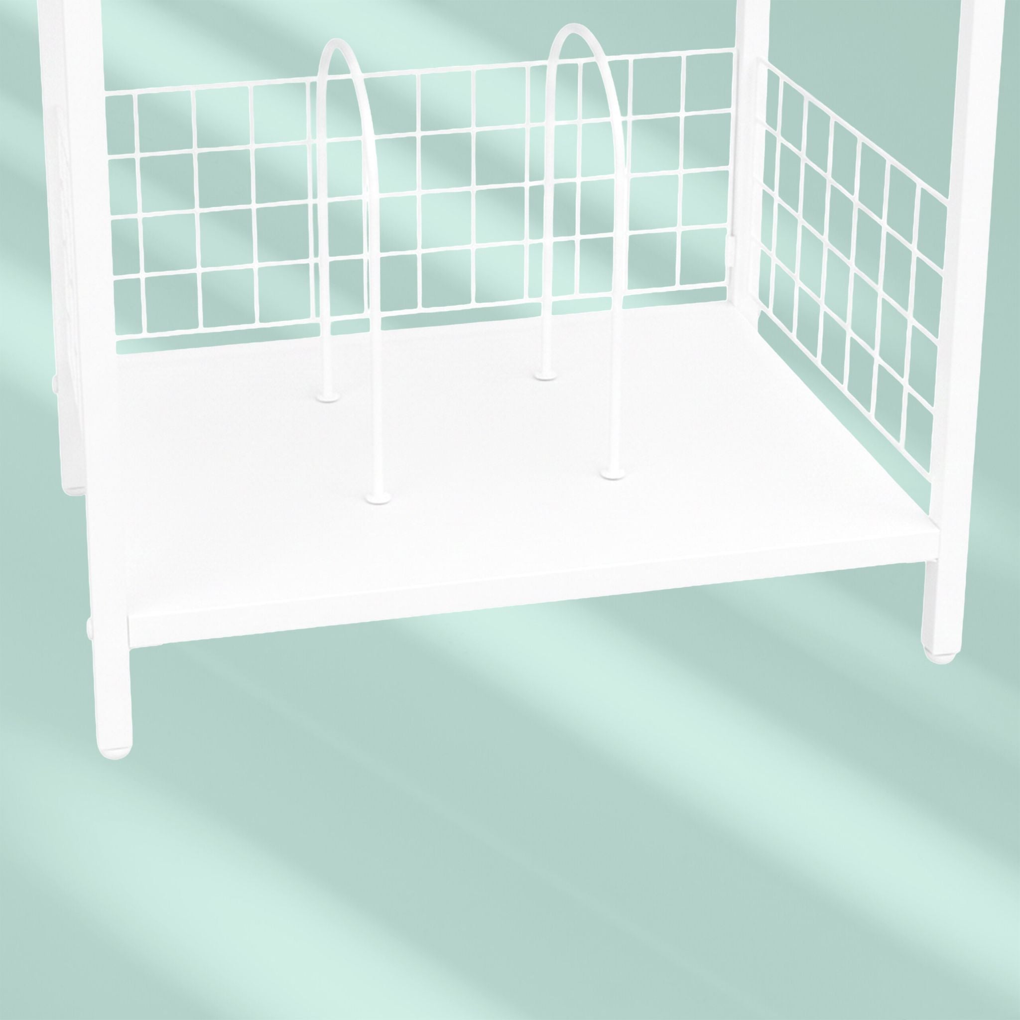 Plattenspieler Tisch Weiss von Relaxdays