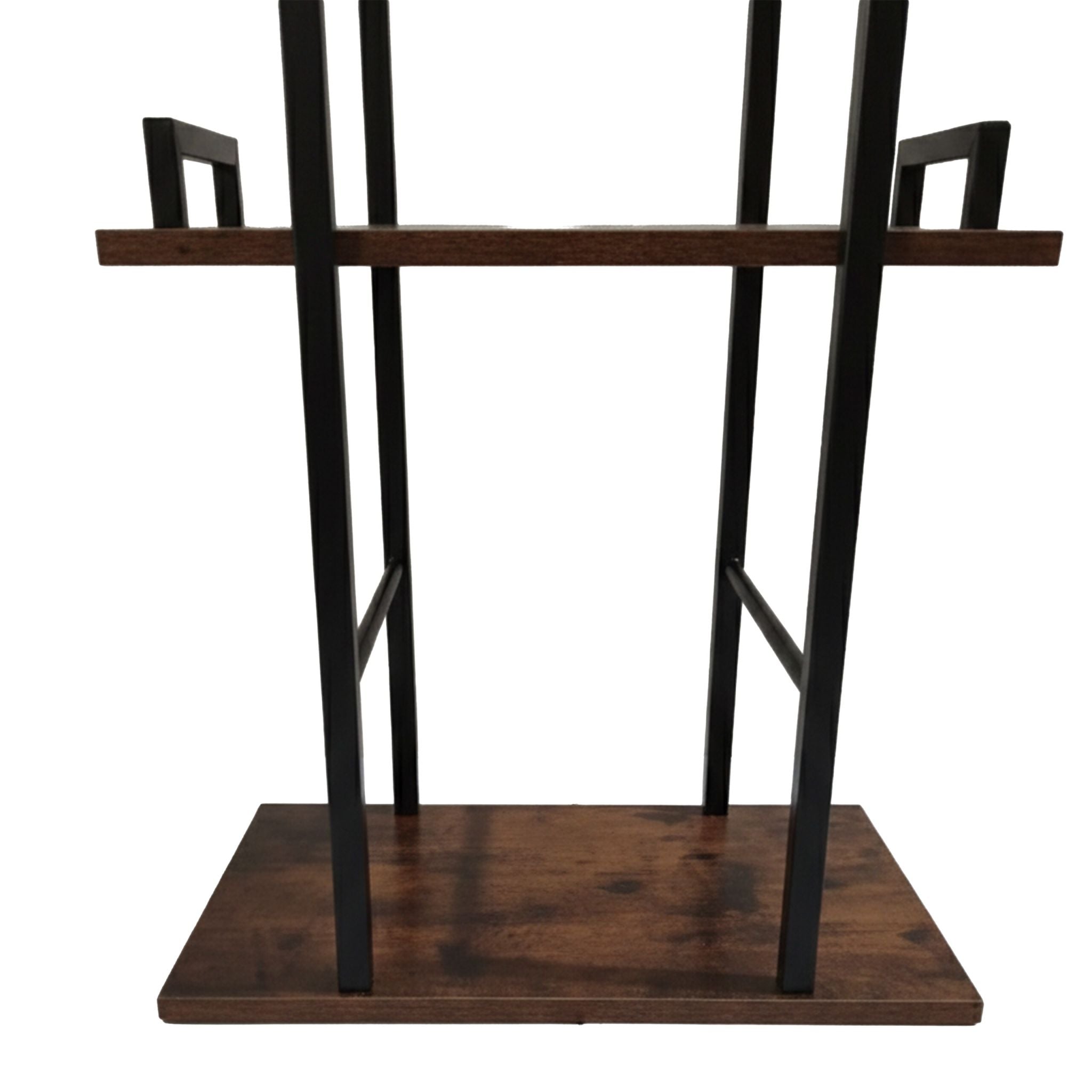 Standregal mit 5 Ebenen Braun-Schwarz von Relaxdays