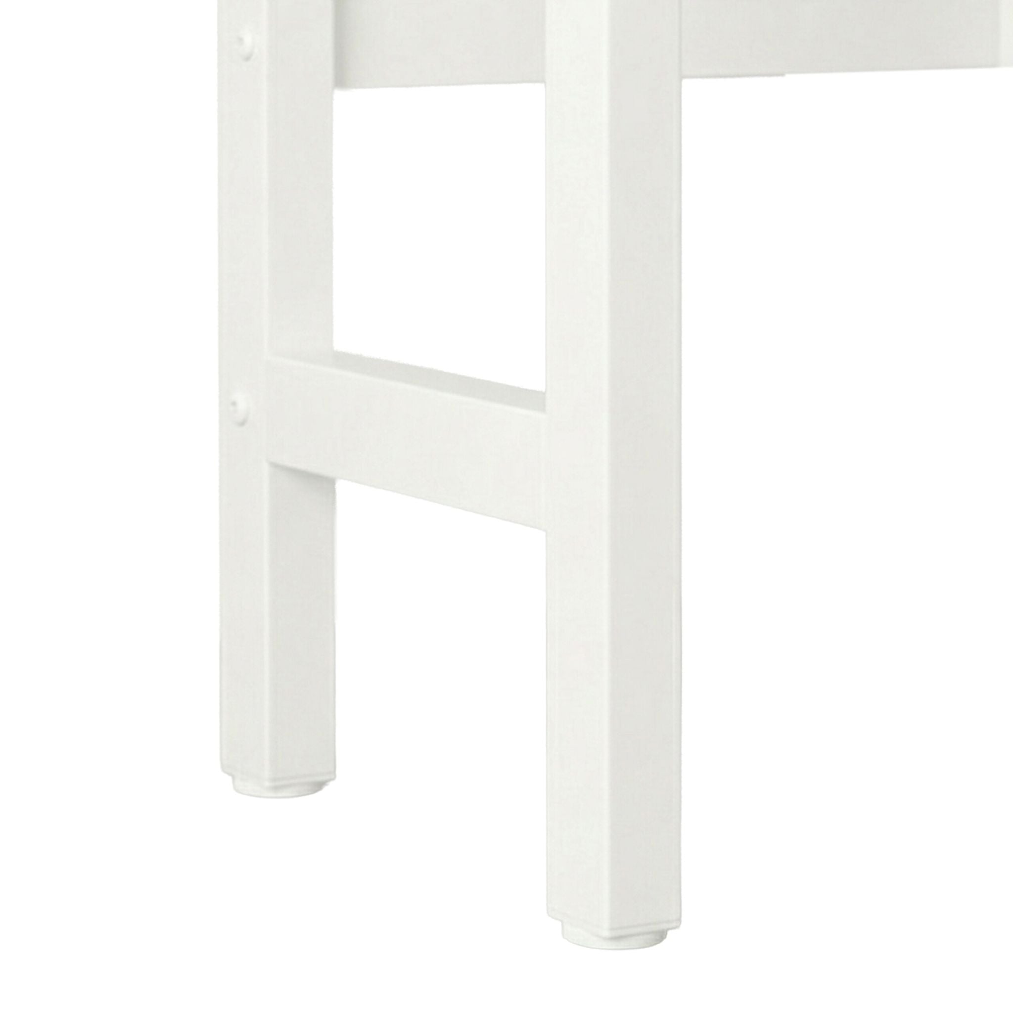Toilettenregal 3 Ebenen mit Seitenablage Weiss
