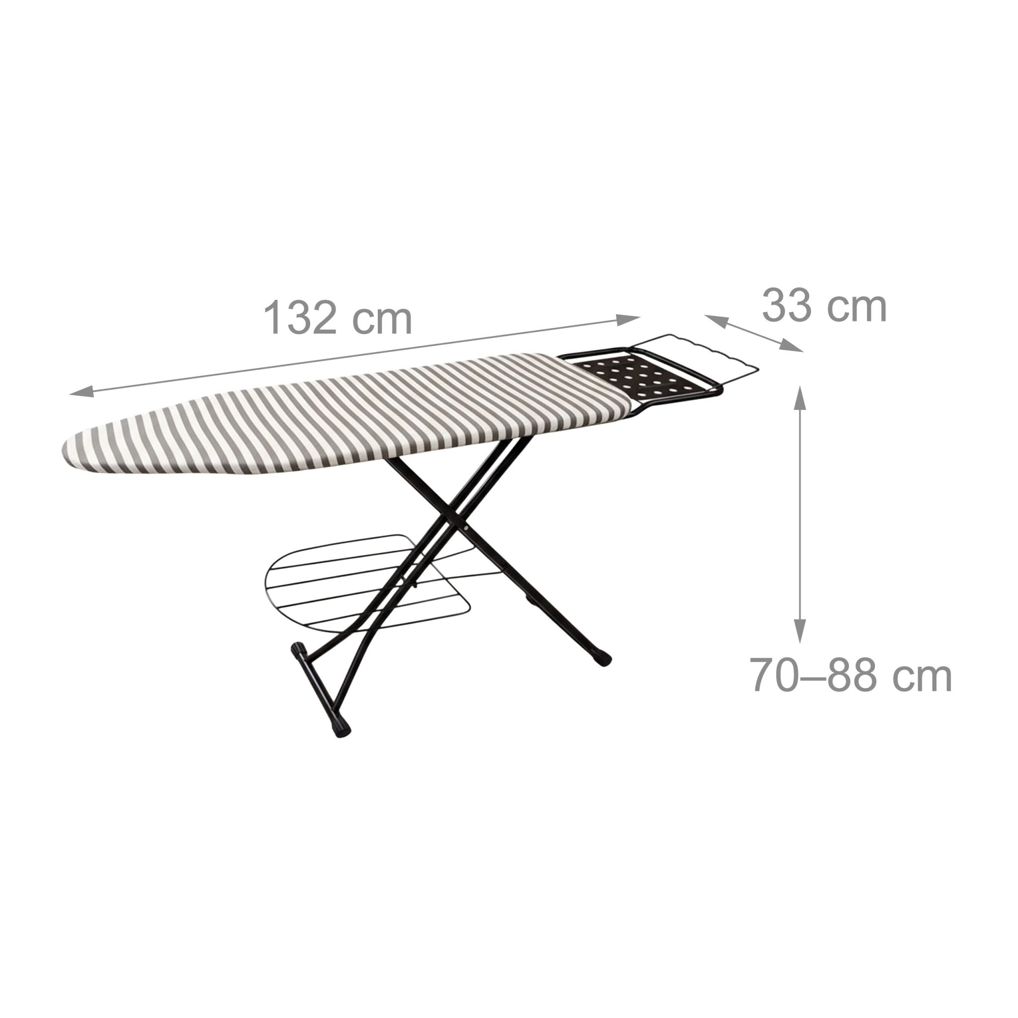 Bügelbrett 110 x 33cm Weiss von Relaxdays
