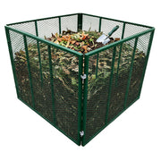 Komposter Metall 800 Liter Grün von Relaxdays