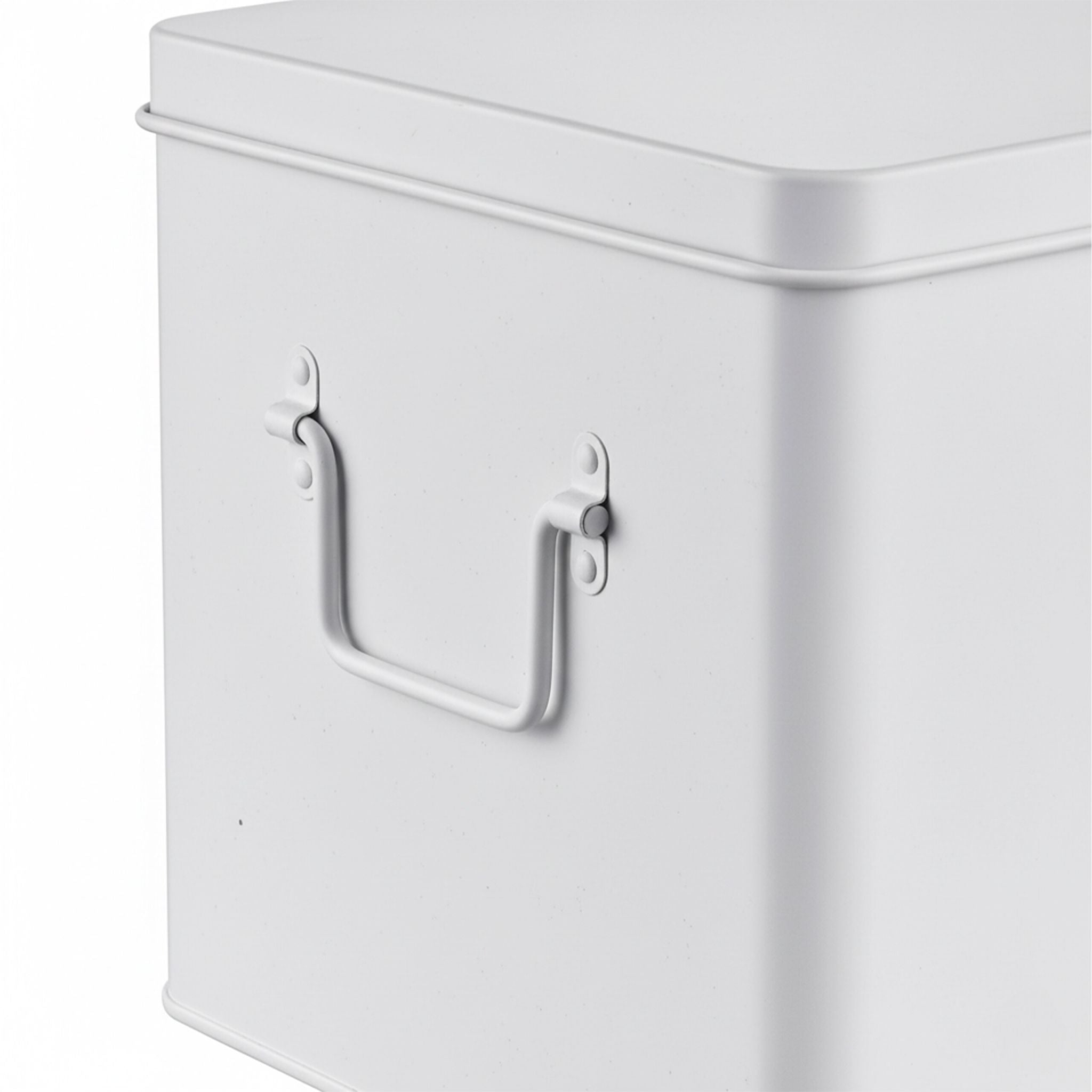 Medizinbox Metall Anthrazit-Weiss von Relaxdays