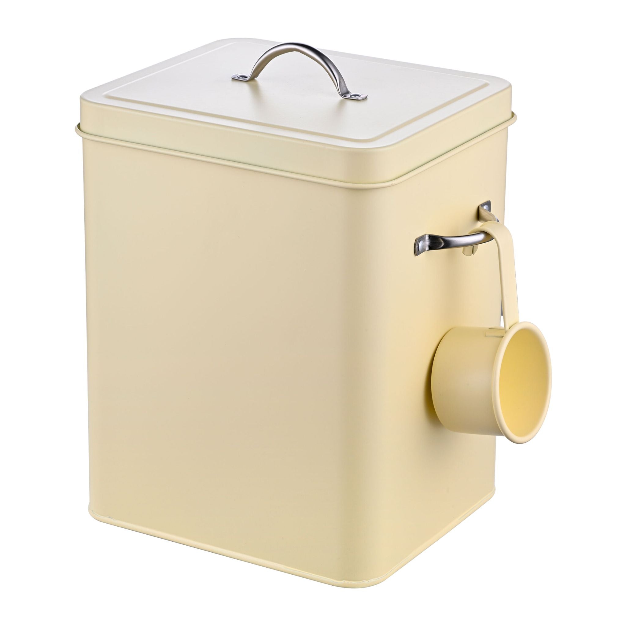 Waschmittelbox Metall 6 Liter Beige