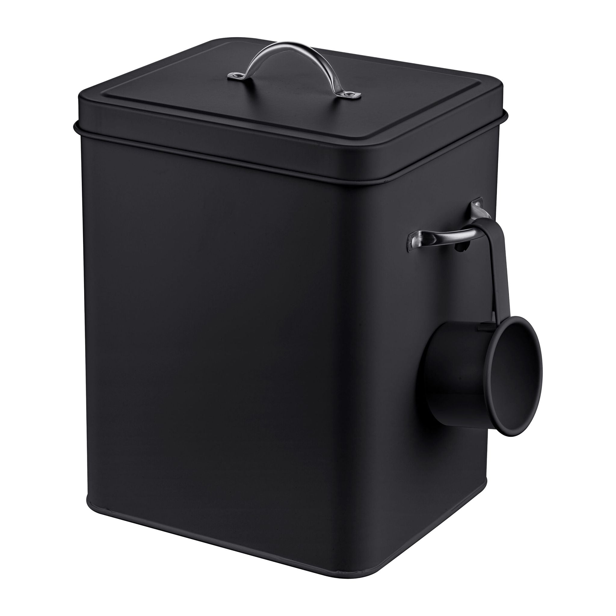 Waschmittelbox Metall 6 Liter Schwarz