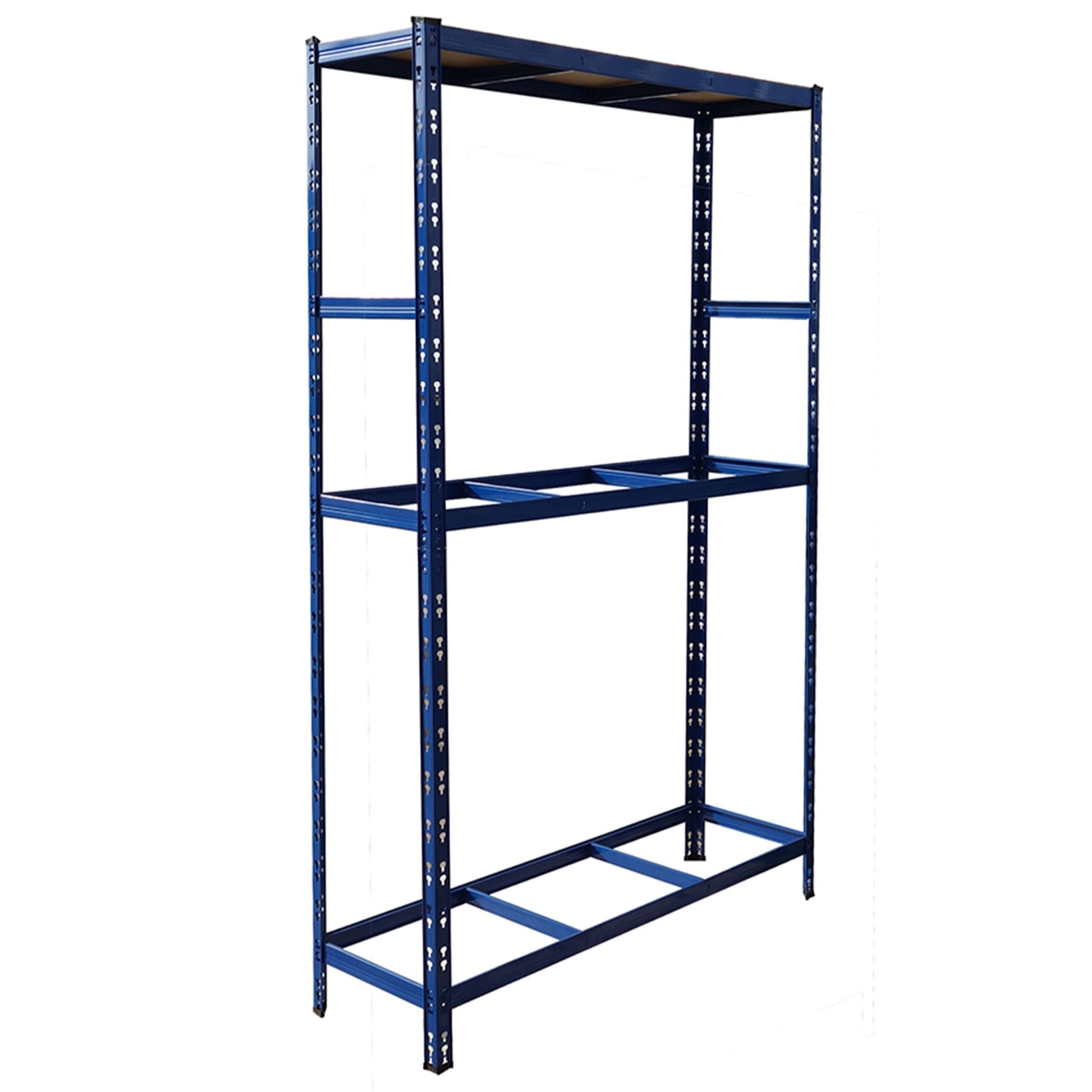 Reifenregal mit Ablage Blau von Relaxdays
