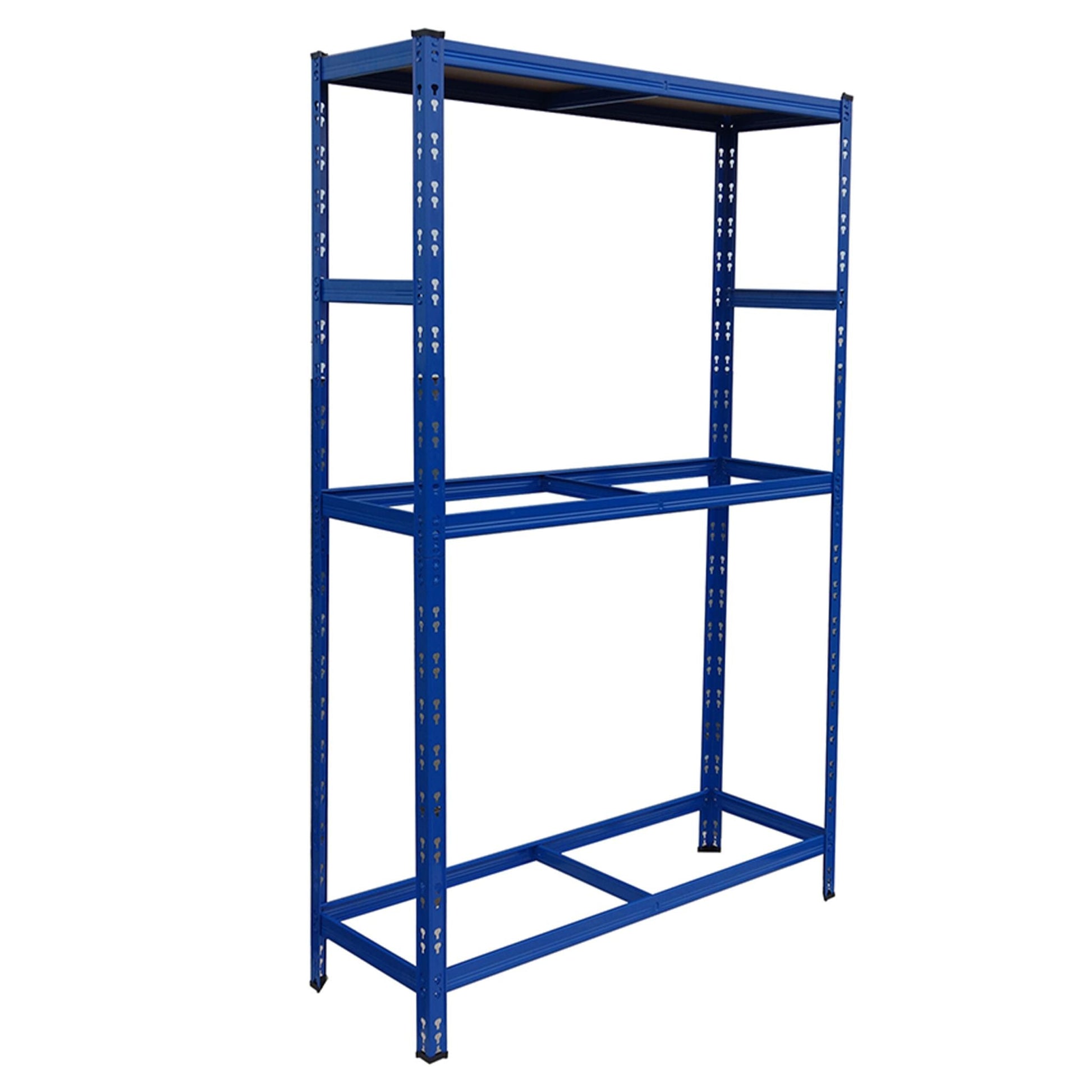 Reifenregal mit Ablage Blau von Relaxdays