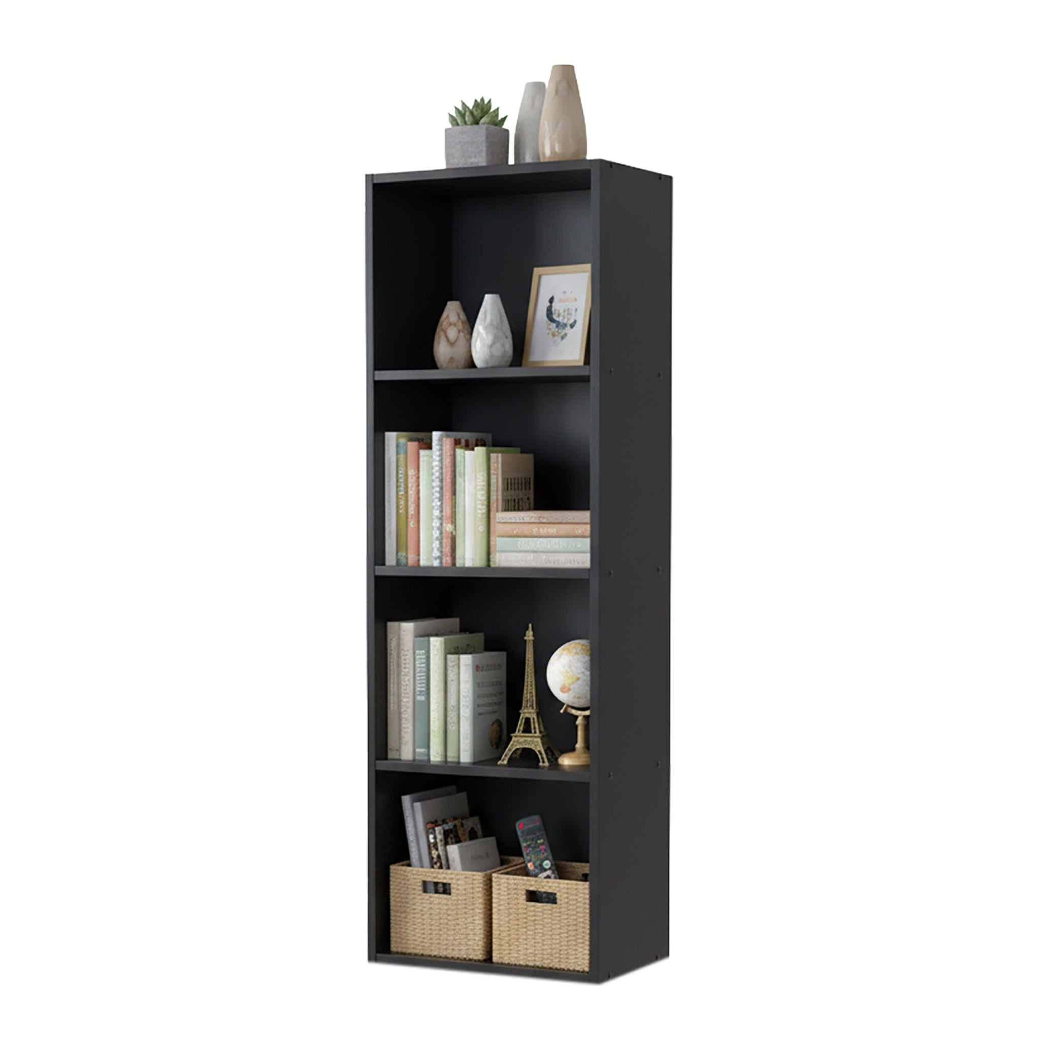 Bücherregal Würfelform Schwarz von Relaxdays