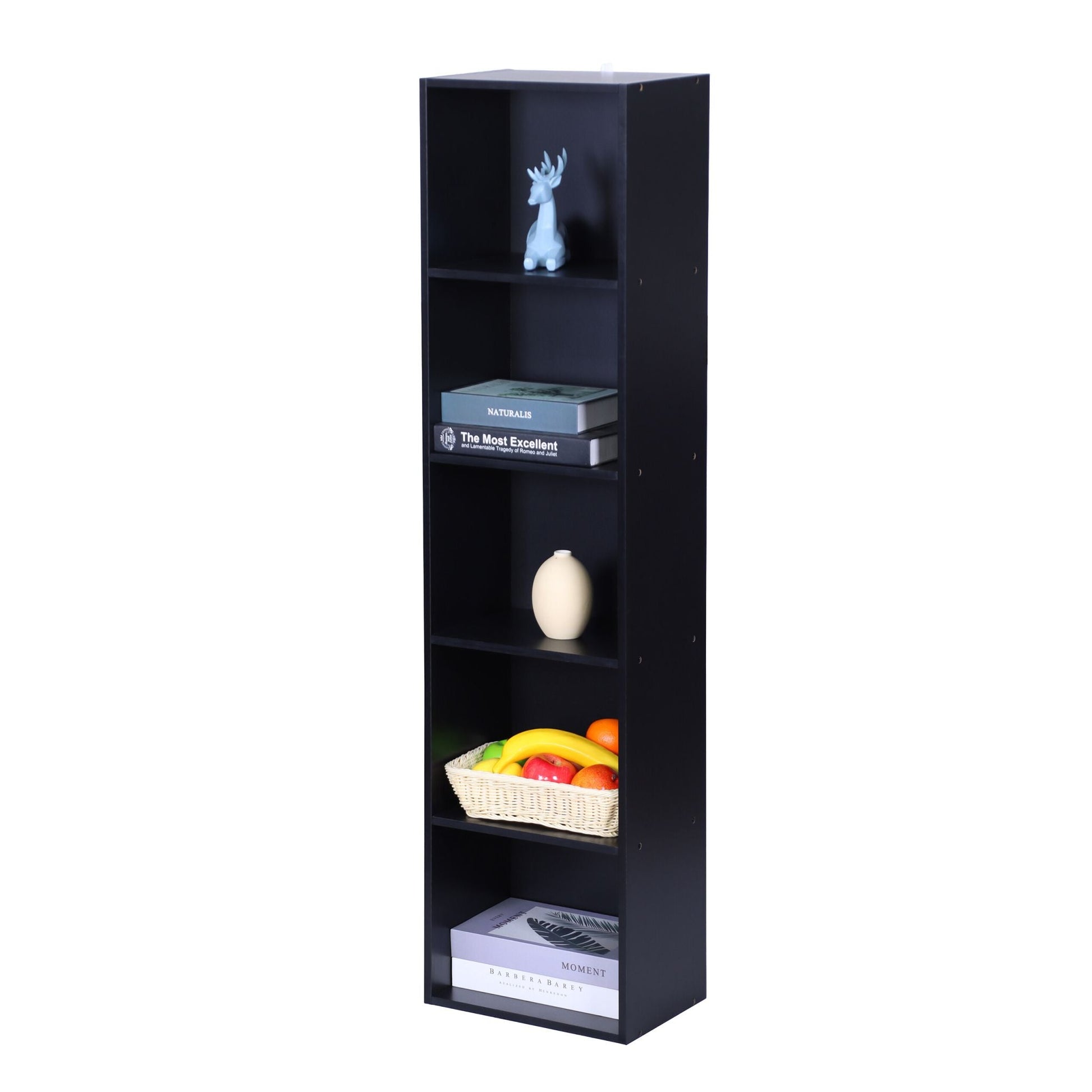 Bücherregal Würfelform Schwarz von Relaxdays