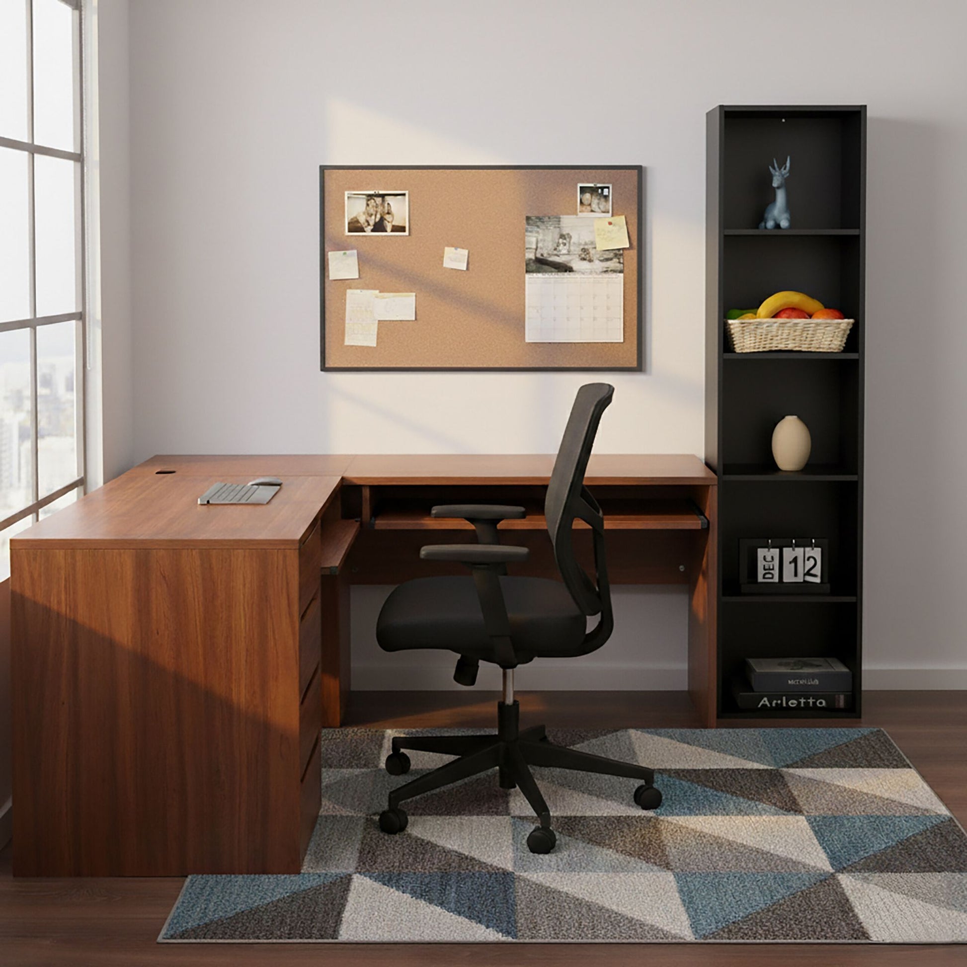 Bücherregal Würfelform Schwarz von Relaxdays