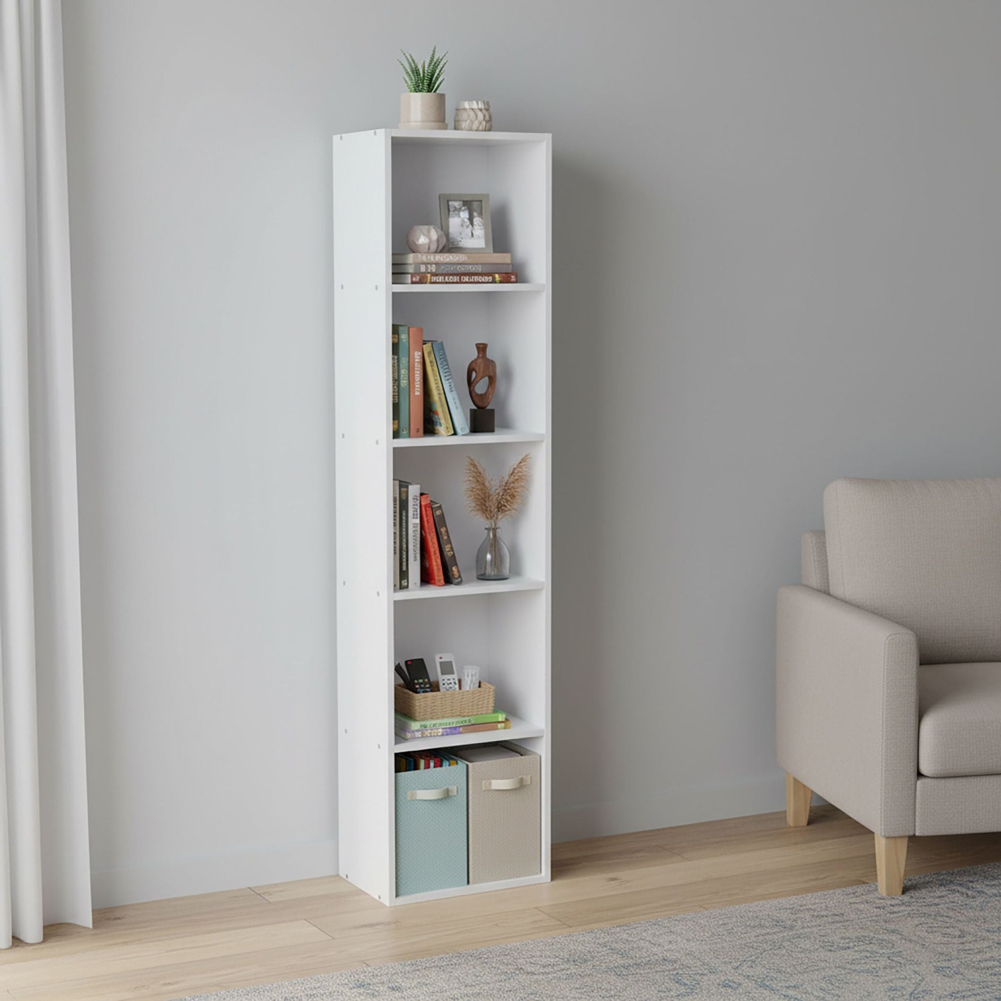 Bücherregal Würfelform Weiss von Relaxdays