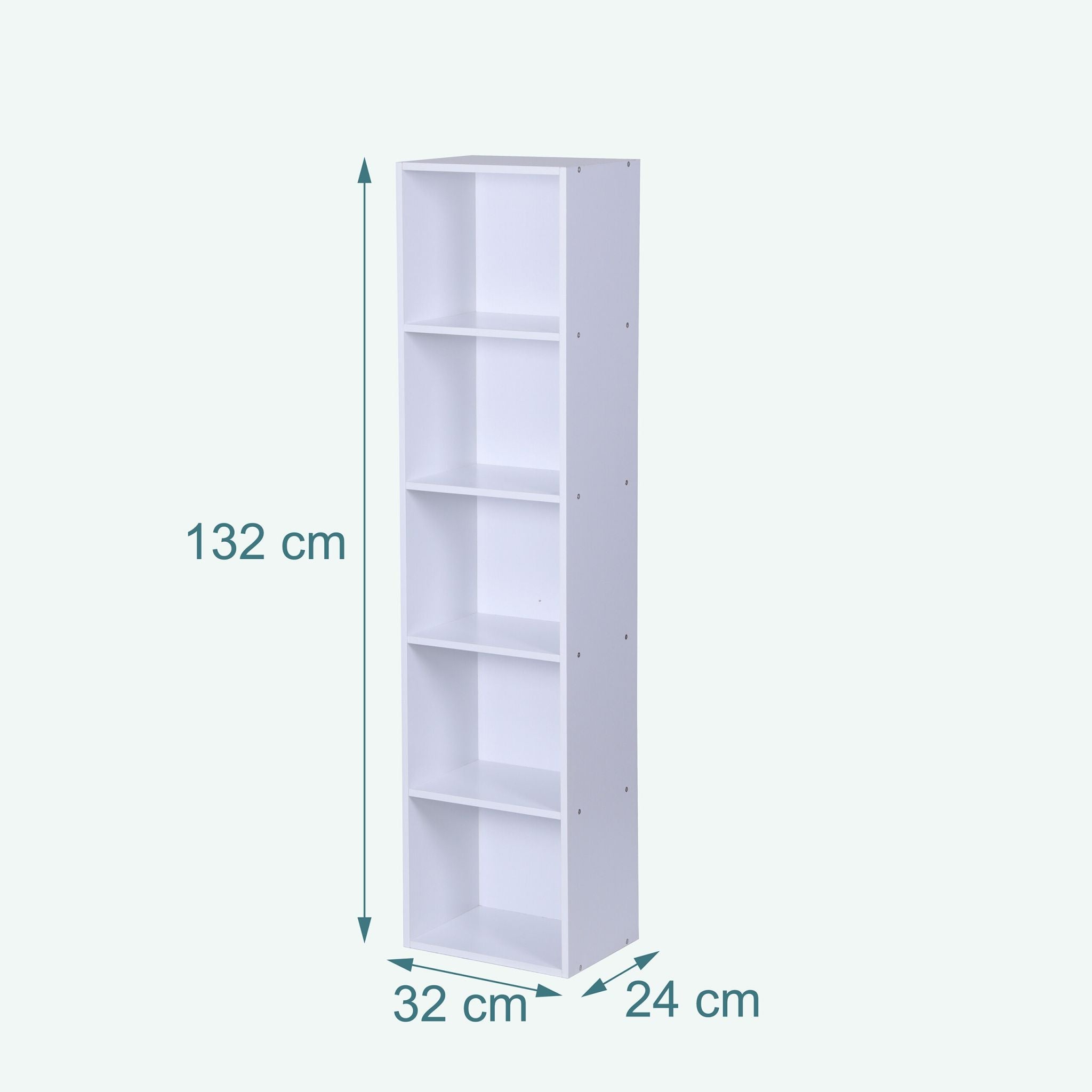 Bücherregal Würfelform Weiss von Relaxdays