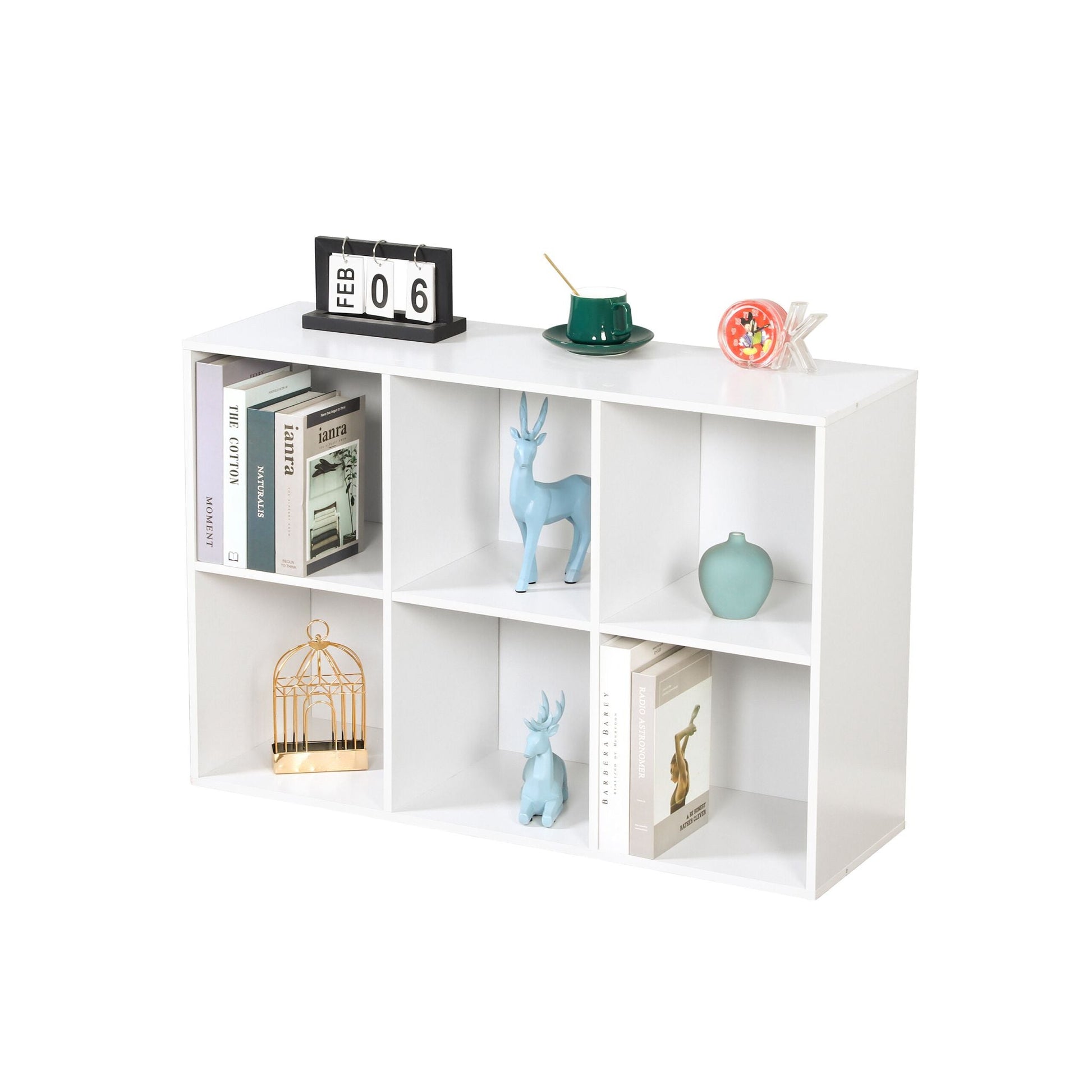 Bücherregal Würfelform Weiss von Relaxdays