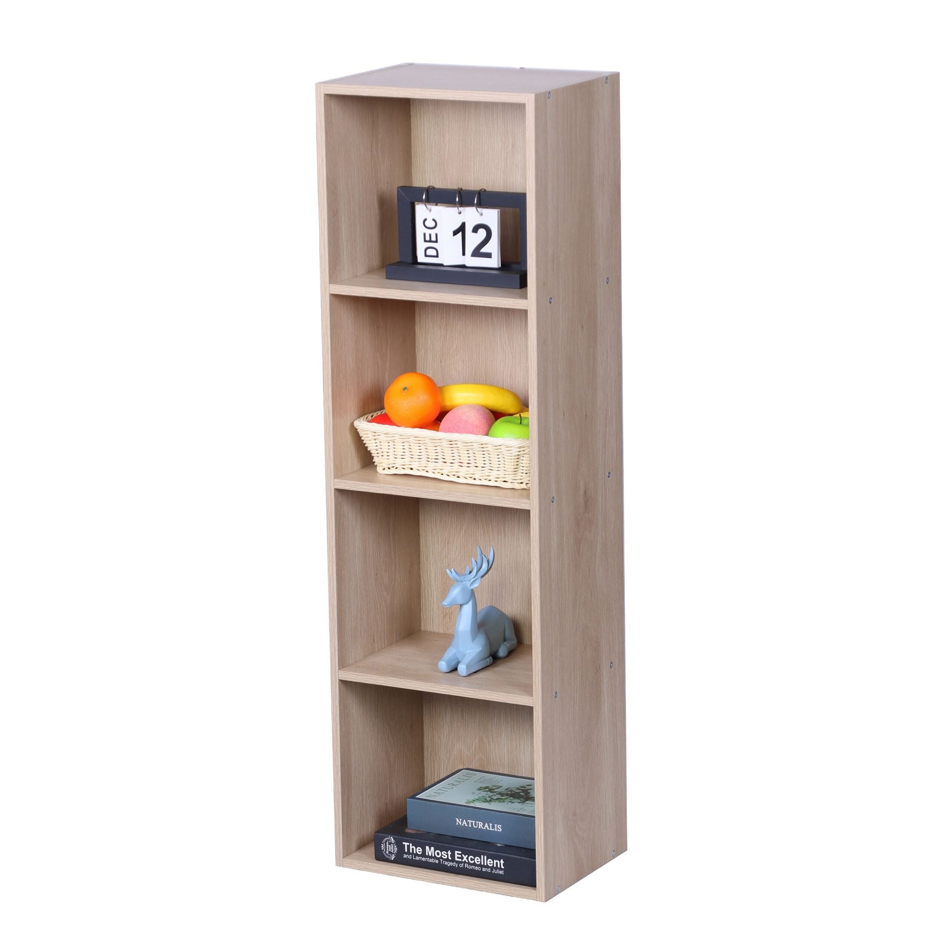 Bücherregal Würfelform Hellbraun von Relaxdays