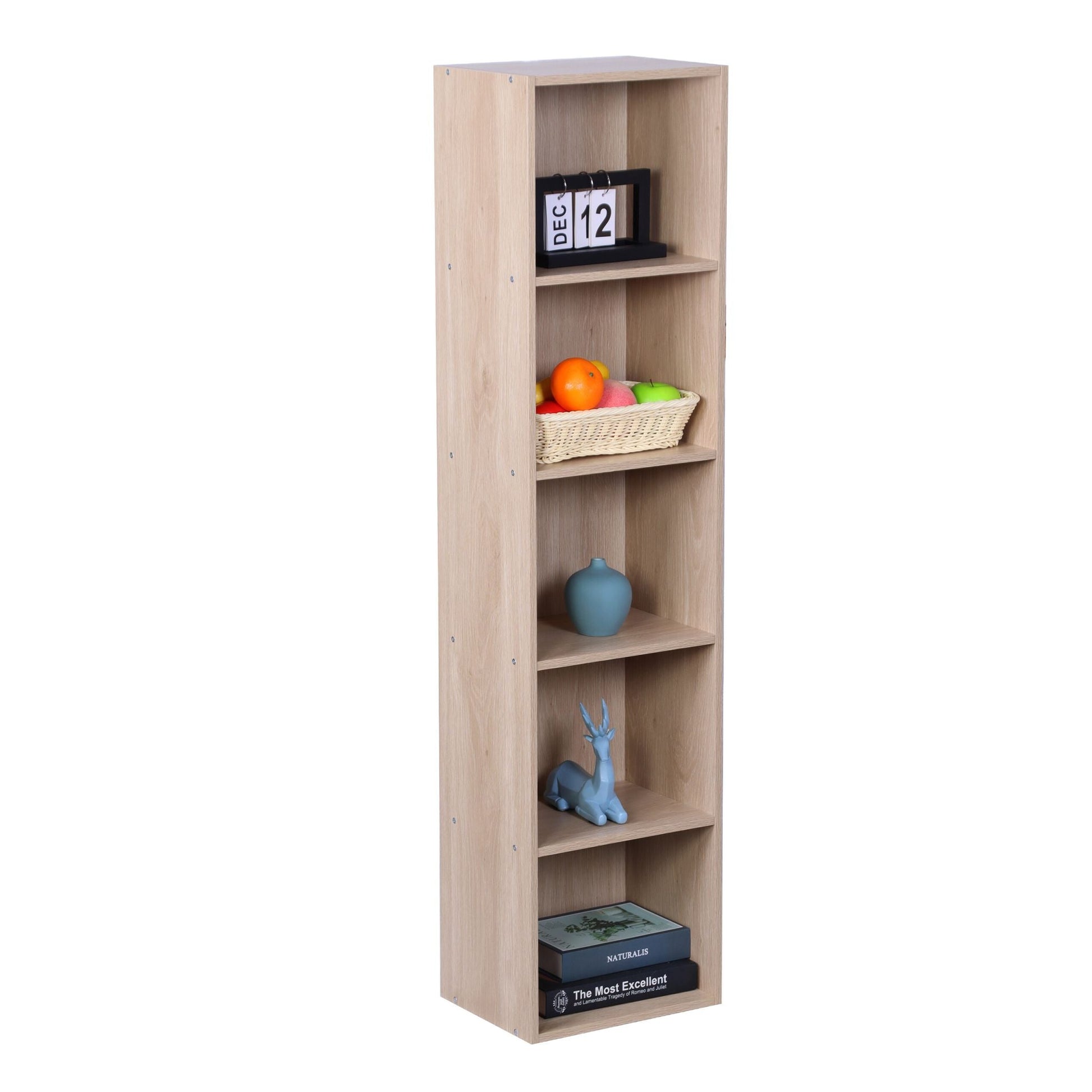 Bücherregal Würfelform Hellbraun von Relaxdays